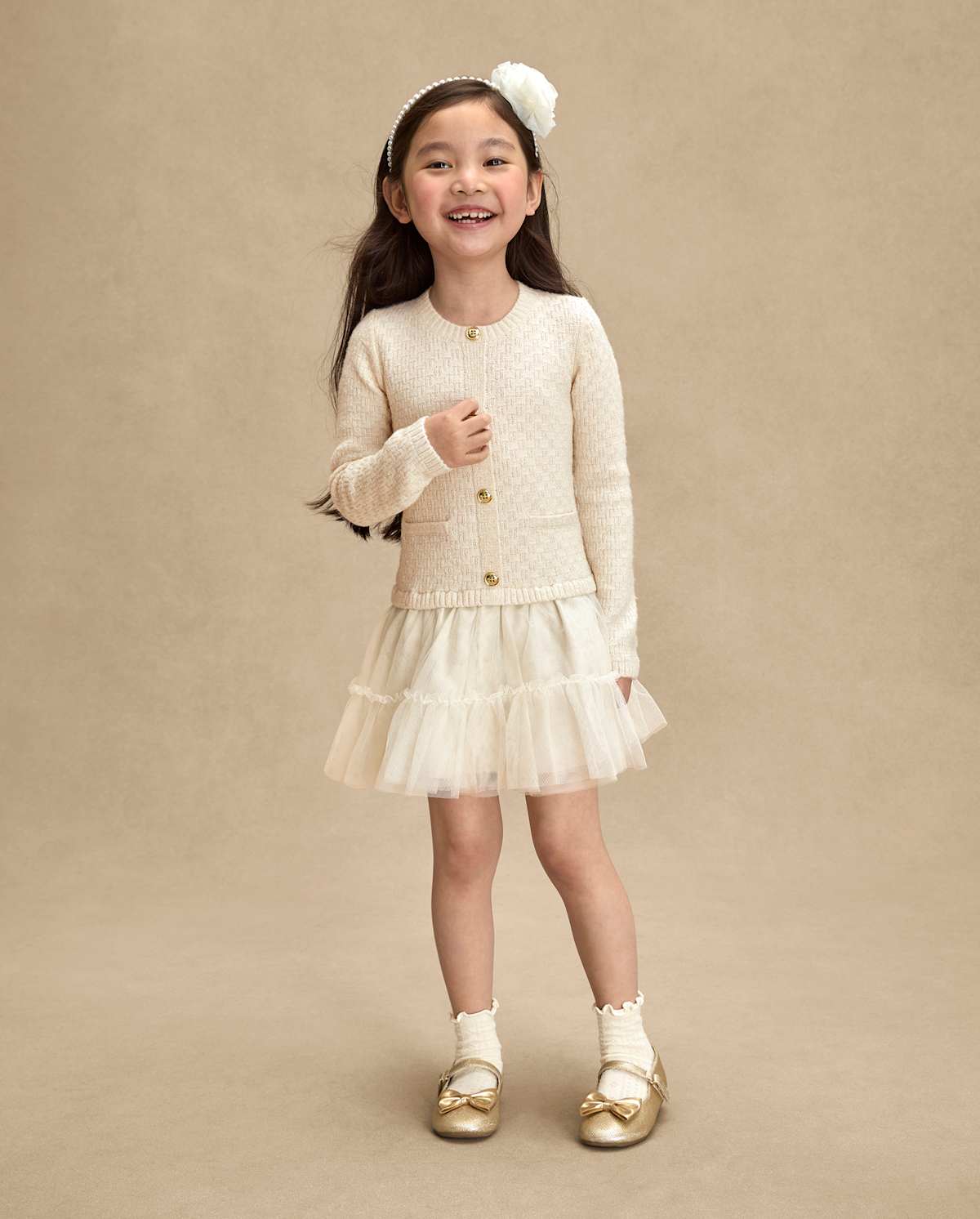 Детские аксессуары Gymboree Girls Faux Pearl Sequin 3-Piece Hair Set - Royal Christmas — фото 1