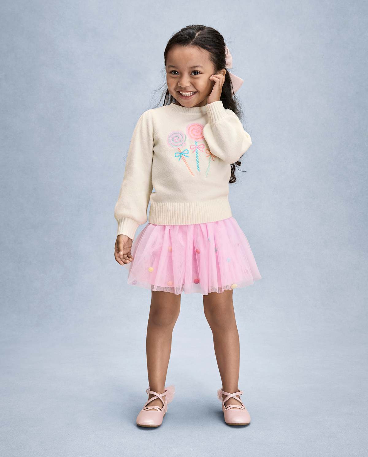 Детские юбки Gymboree Girls Pom Pom Mesh Tutu Skirt - New York City Ballet by — фото 4