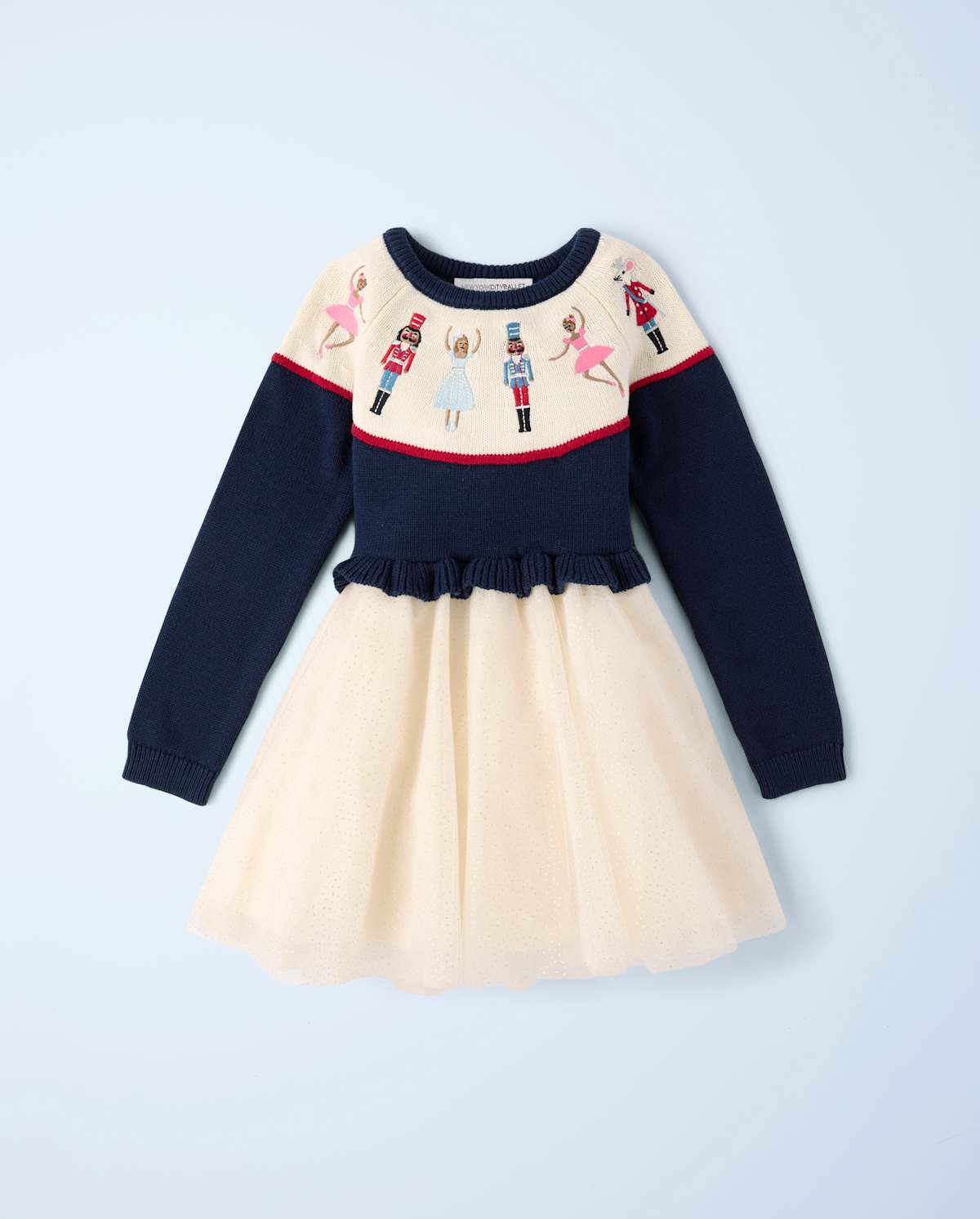 Детские платья Gymboree Girls Embroidered Nutcracker Sweater Tutu Dress - New York City Ballet by