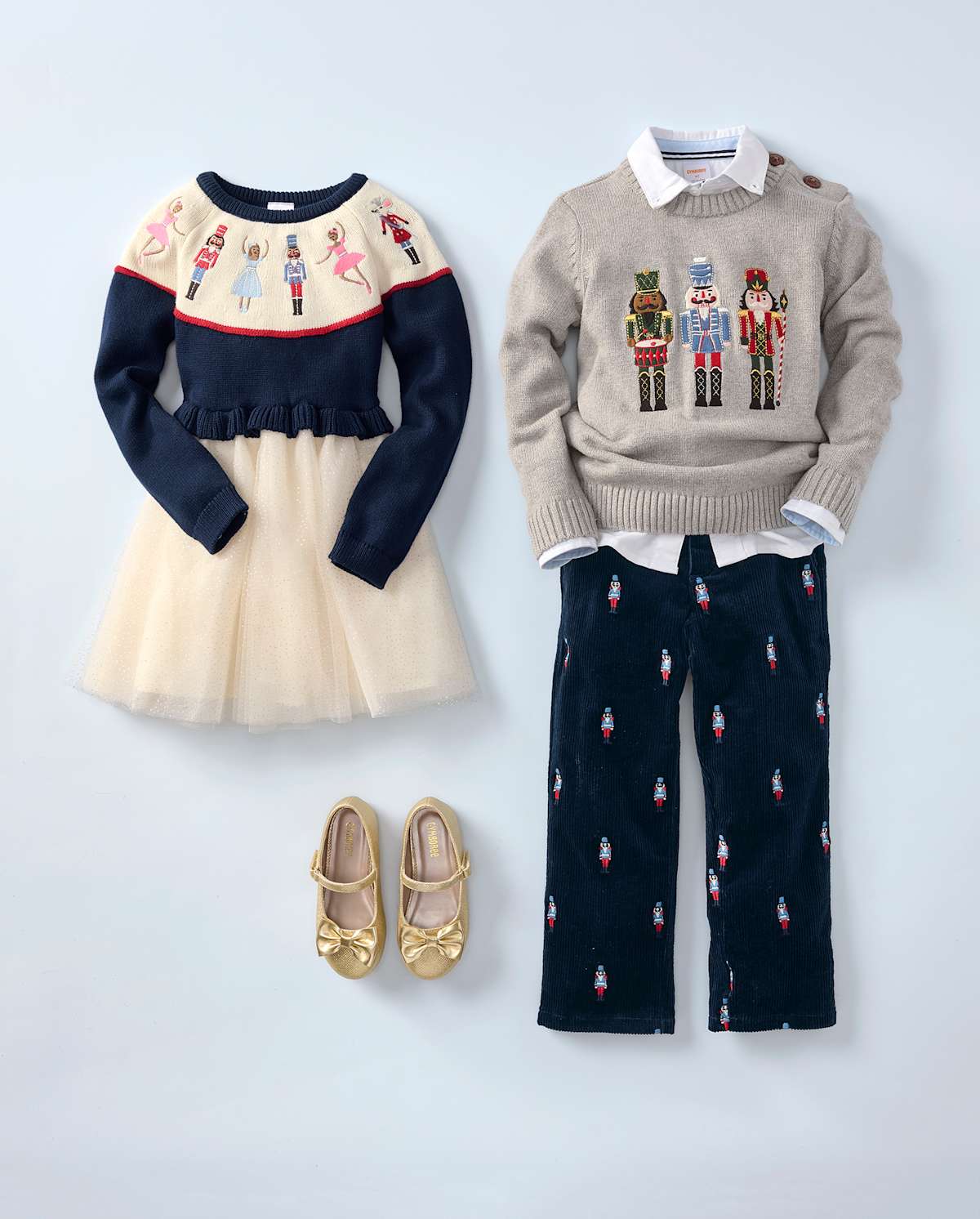 Детские платья Gymboree Girls Embroidered Nutcracker Sweater Tutu Dress - New York City Ballet by — фото 4