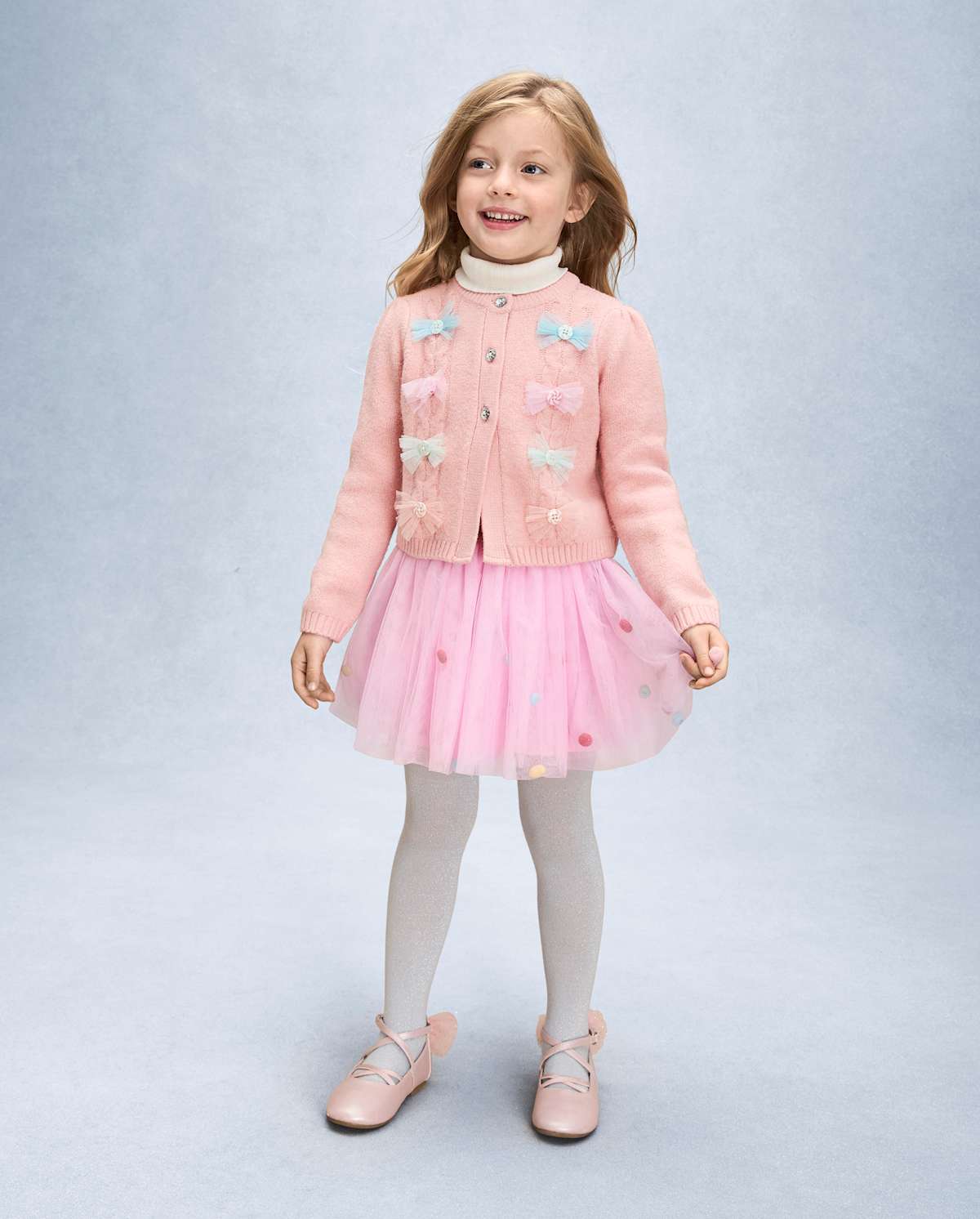 Детские кардиганы Gymboree Girls Tulle Button Candy Cardigan - New York City Ballet by — фото 3