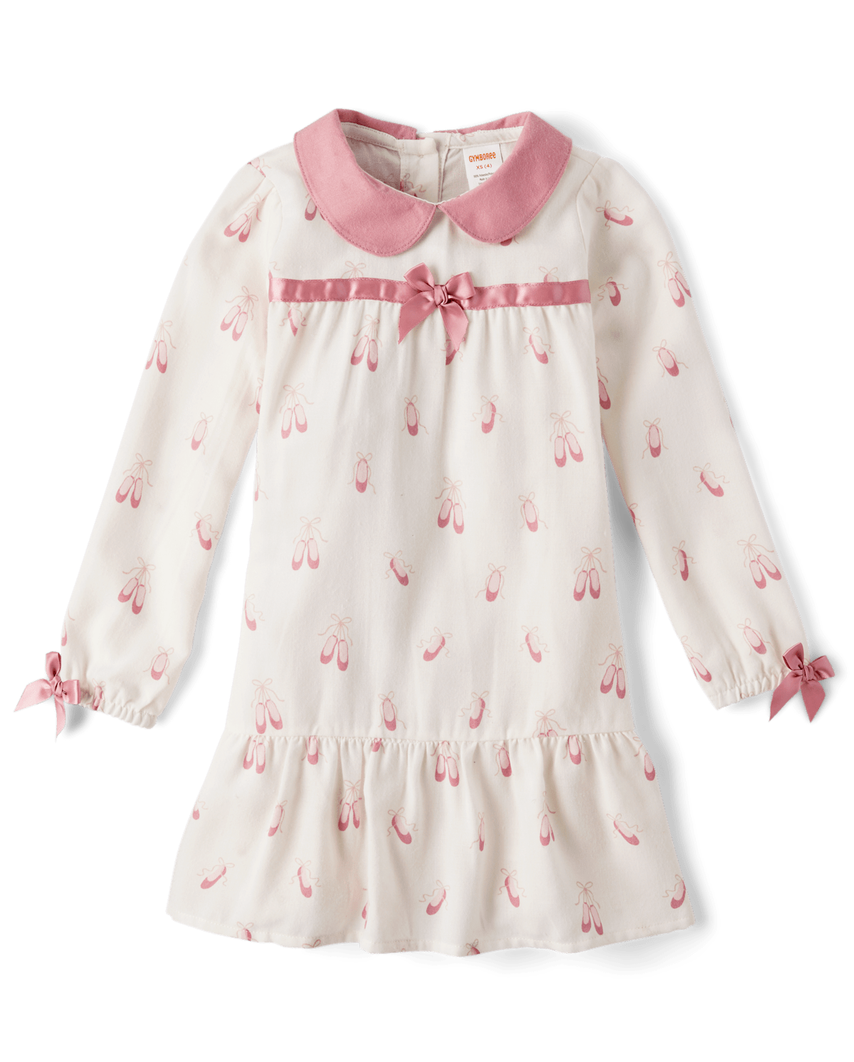 Детские тапочки Gymboree Girls Ballet Slipper Flannel Nightgown