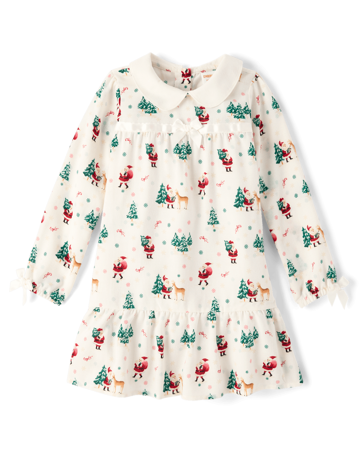Сорочка Santa для детей, фланель — Gymboree