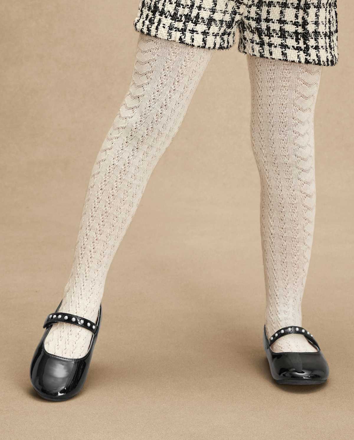 Бельё Gymboree Girls Bow Cable Knit Tights 2-Pack - Petit Paris