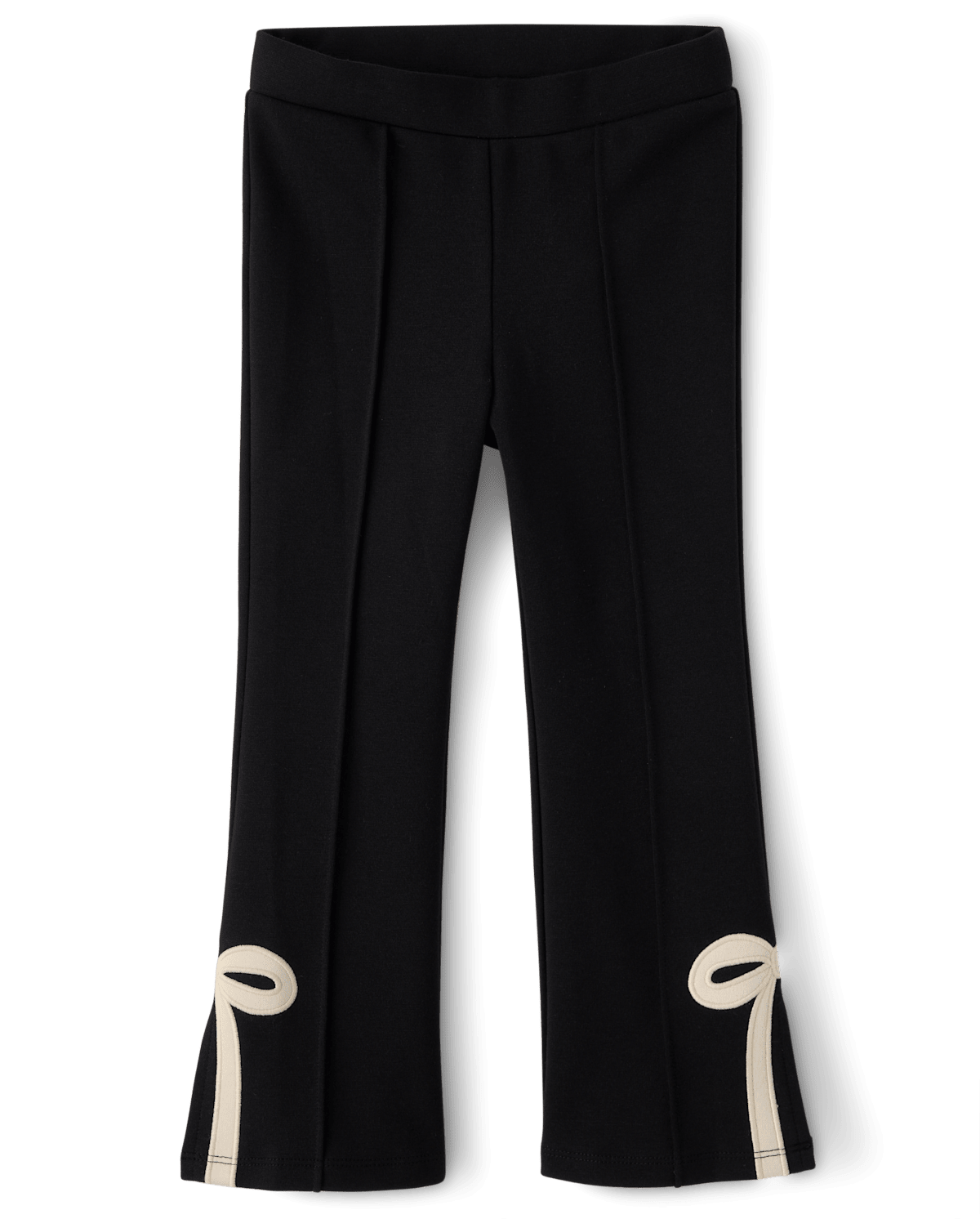 Детские брюки Gymboree Girls Applique Bow Split Flare Jeggings - Petit Paris — фото 2