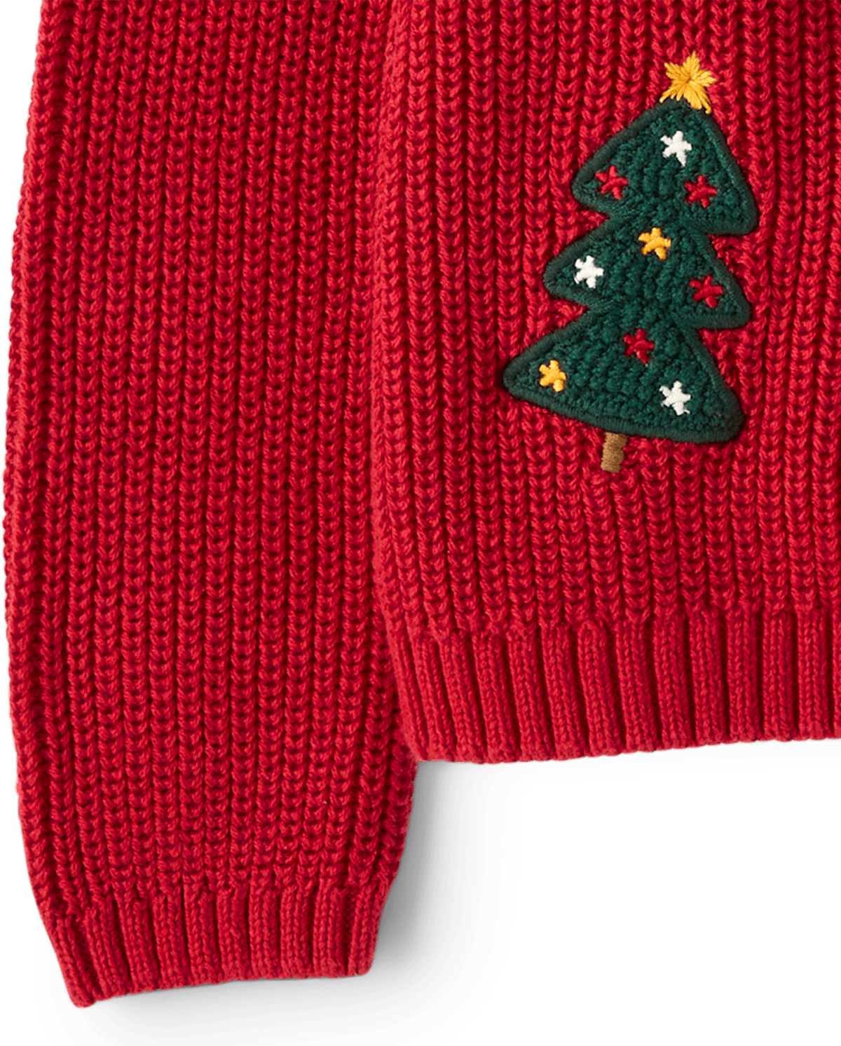 Детские свитеры Gymboree Girls Crochet Holiday Shaker Stitch Sweater - Royal Christmas — фото 4