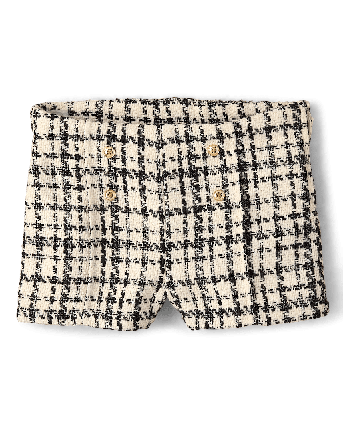 Детские шорты Gymboree Girls Plaid Button Tweed Shorts - Petit Paris