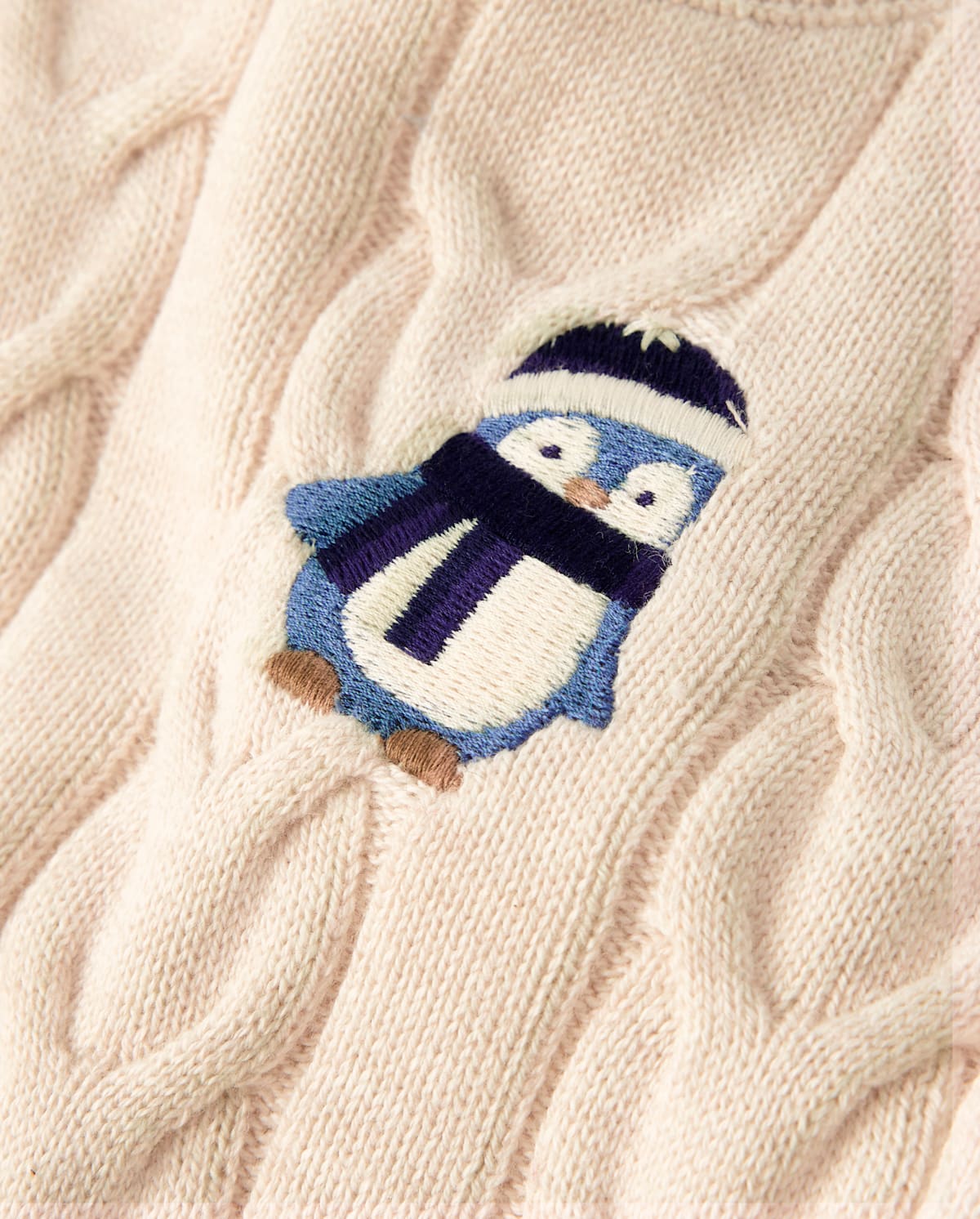 Детские платья Gymboree Girls Embroidered Polar Animals Peplum Sweater Dress - First Frost