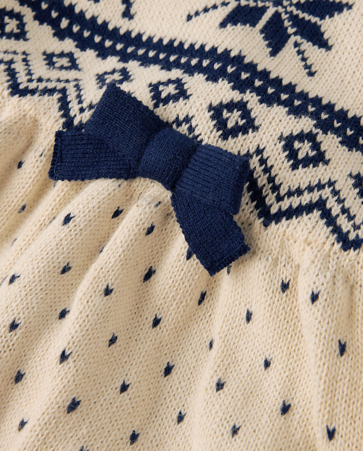 Детские платья Gymboree Girls Reindeer Fairisle Sweater Dress - First Frost — фото 2