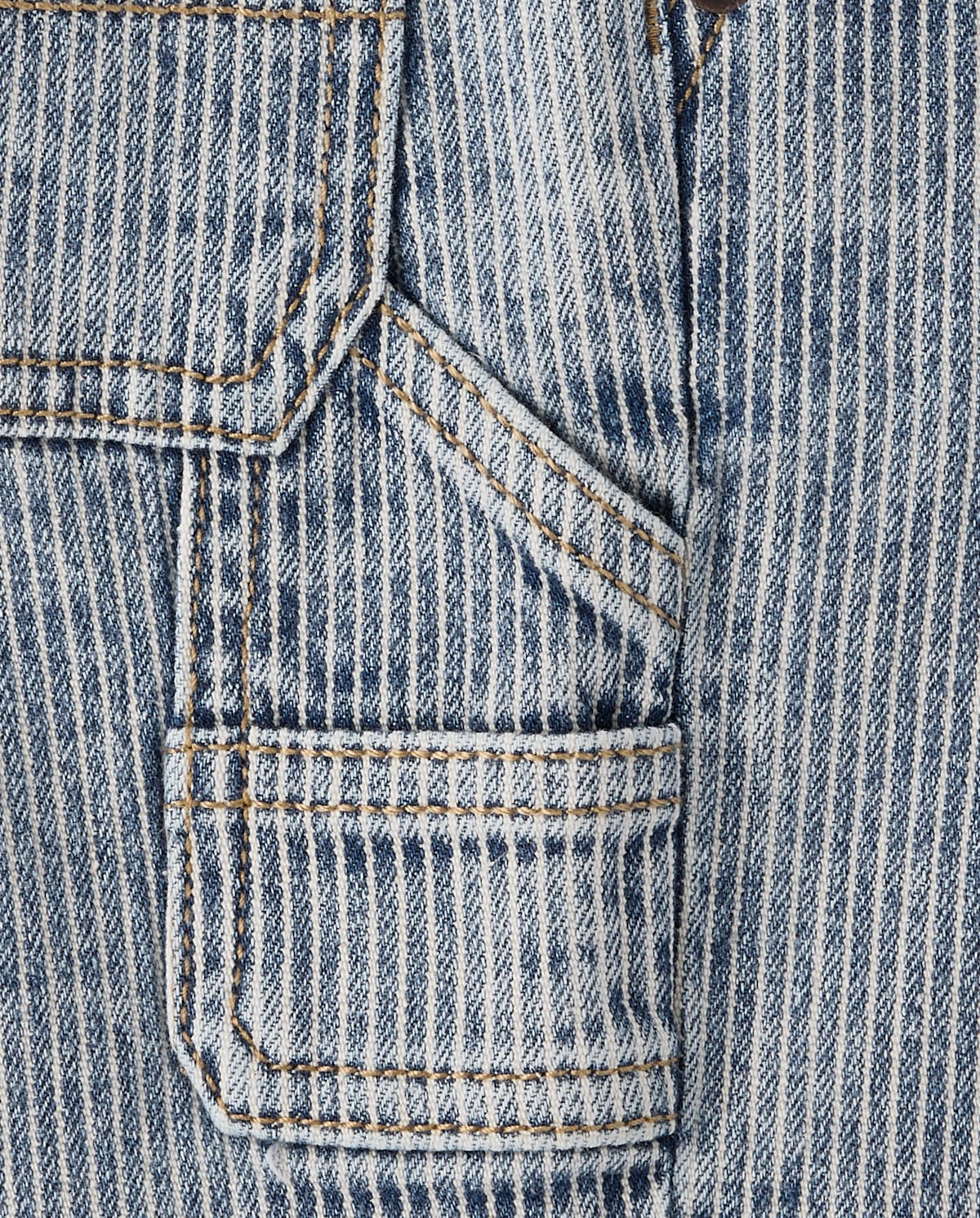 Детские шорты Gymboree Boys Railroad Striped Denim Carpenter Shorts - Driftwood Bay — фото 6