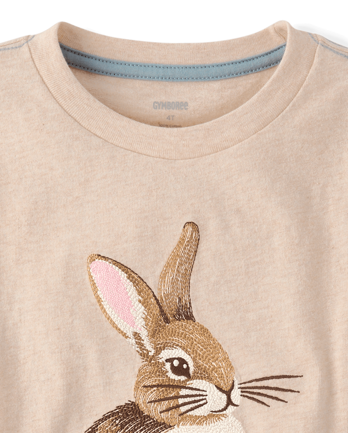 Детские топы Gymboree Boys Embroidered Bunny Top - Enchanted Garden — фото 3