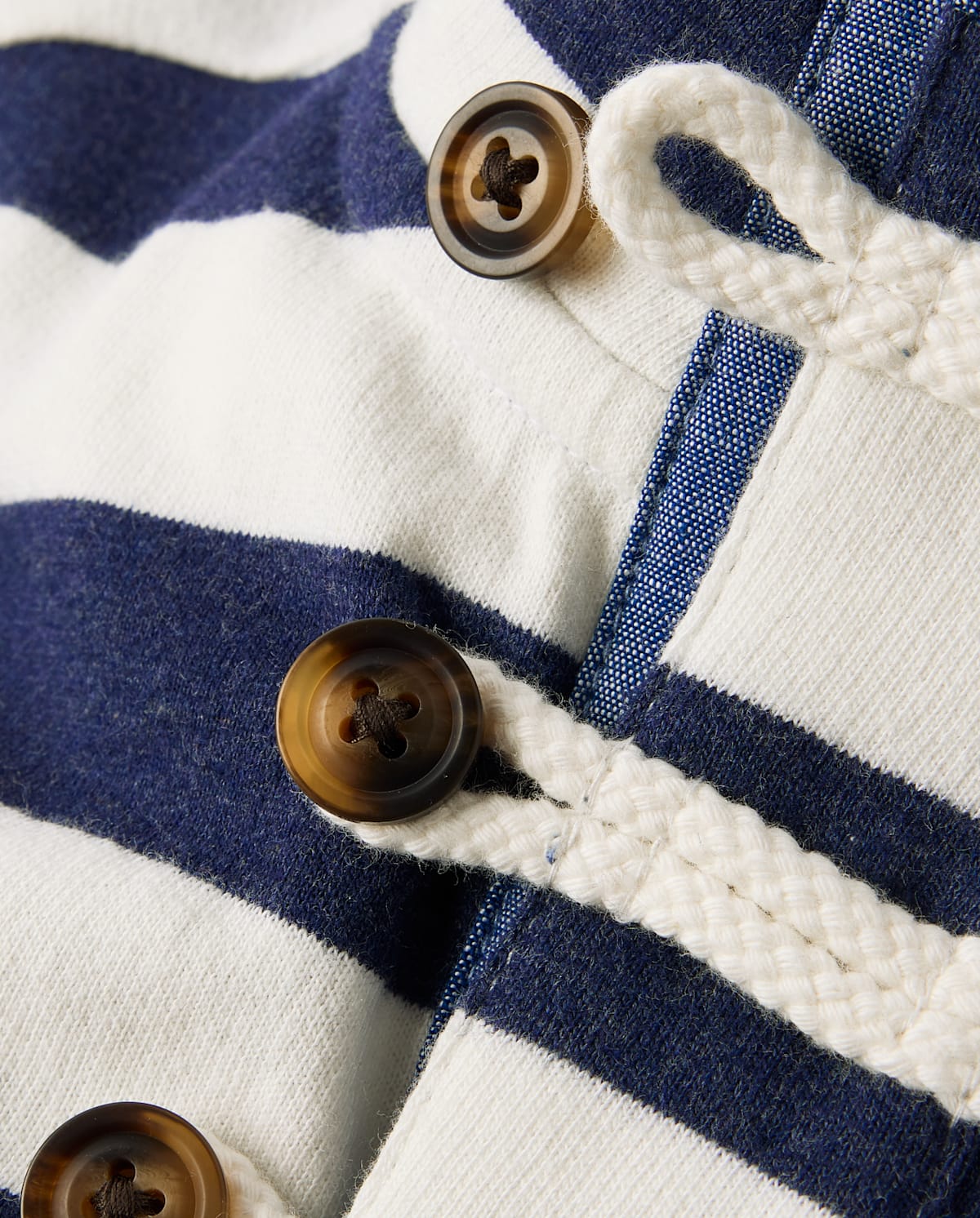 Детские свитеры Gymboree Kids Striped French Terry Half Button Pullover - Driftwood Bay — фото 2