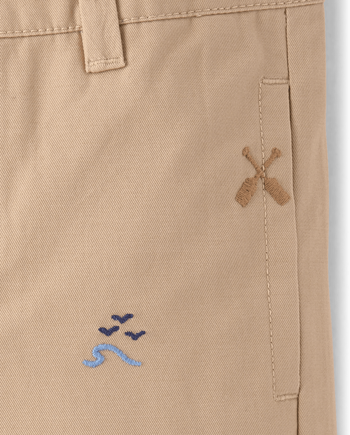 Детские брюки Gymboree Boys Embroidered Coastal Chino Pants - Driftwood Bay — фото 3