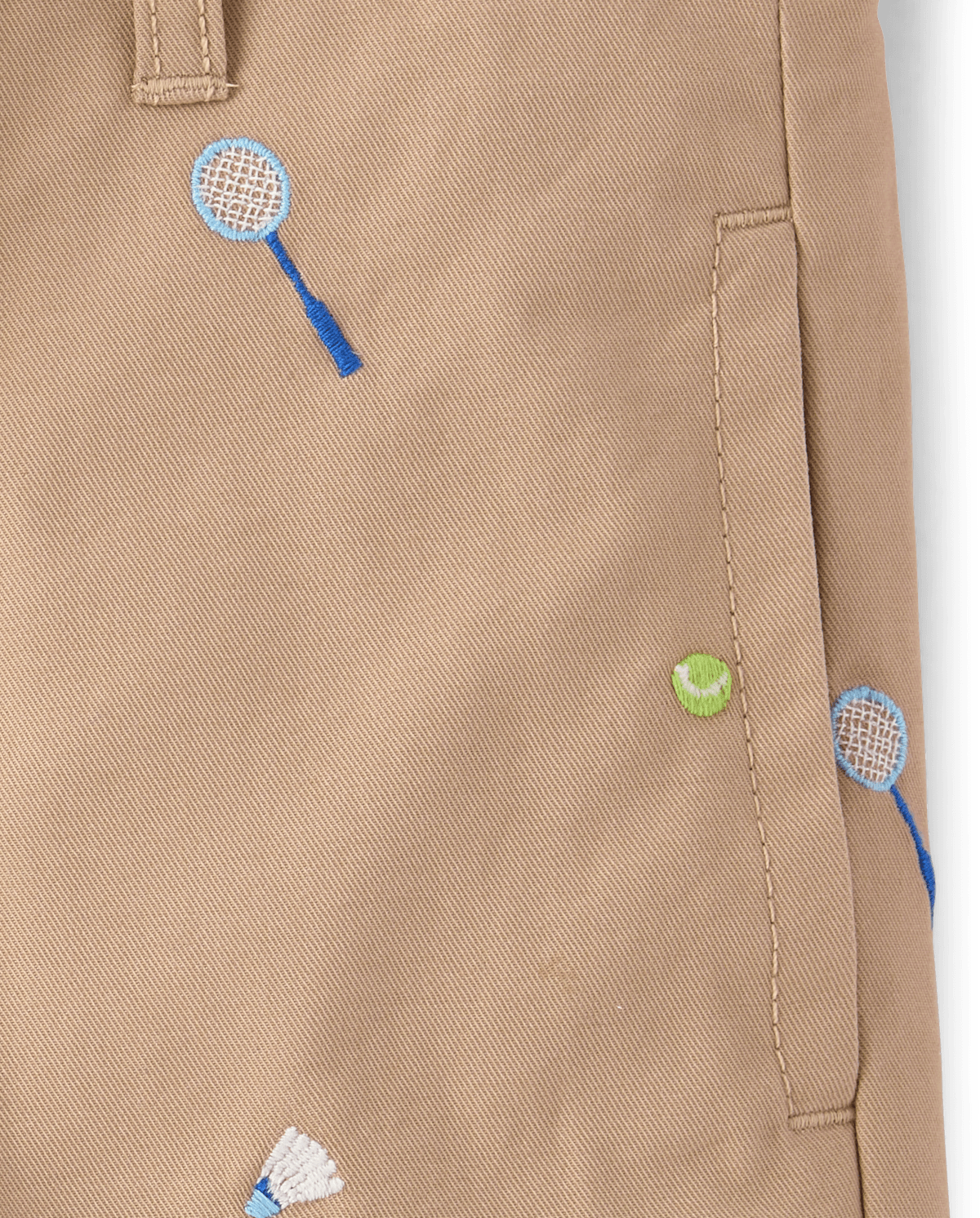 Детские шорты Gymboree Boys Embroidered Sports Chino Shorts - Club House — фото 4