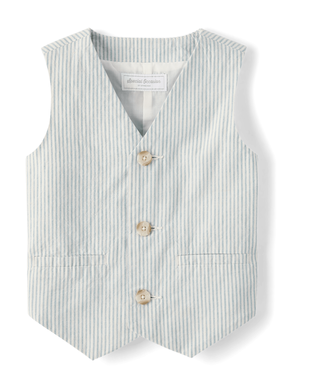 Детские жилеты Gymboree Boys Striped Linen-Blend Vest - Special Occasions