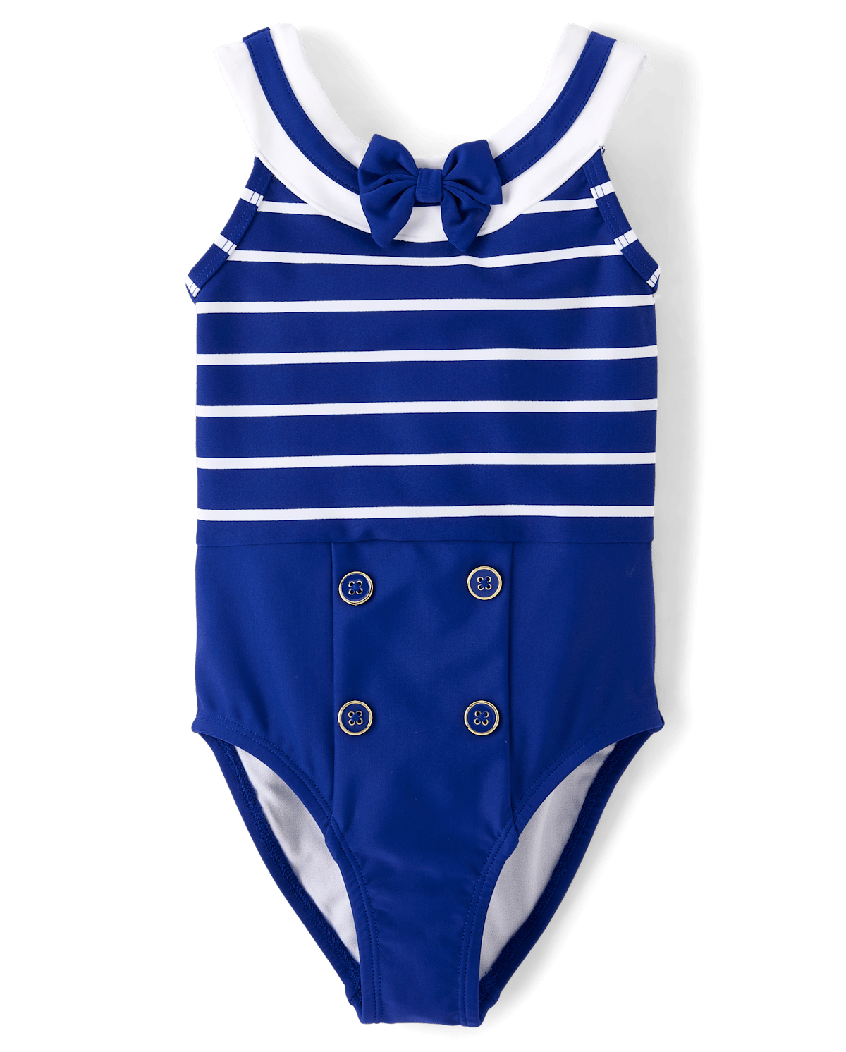Детские купальники Gymboree Girls Striped Bow Sailor One Piece Swimsuit - Swim Shop