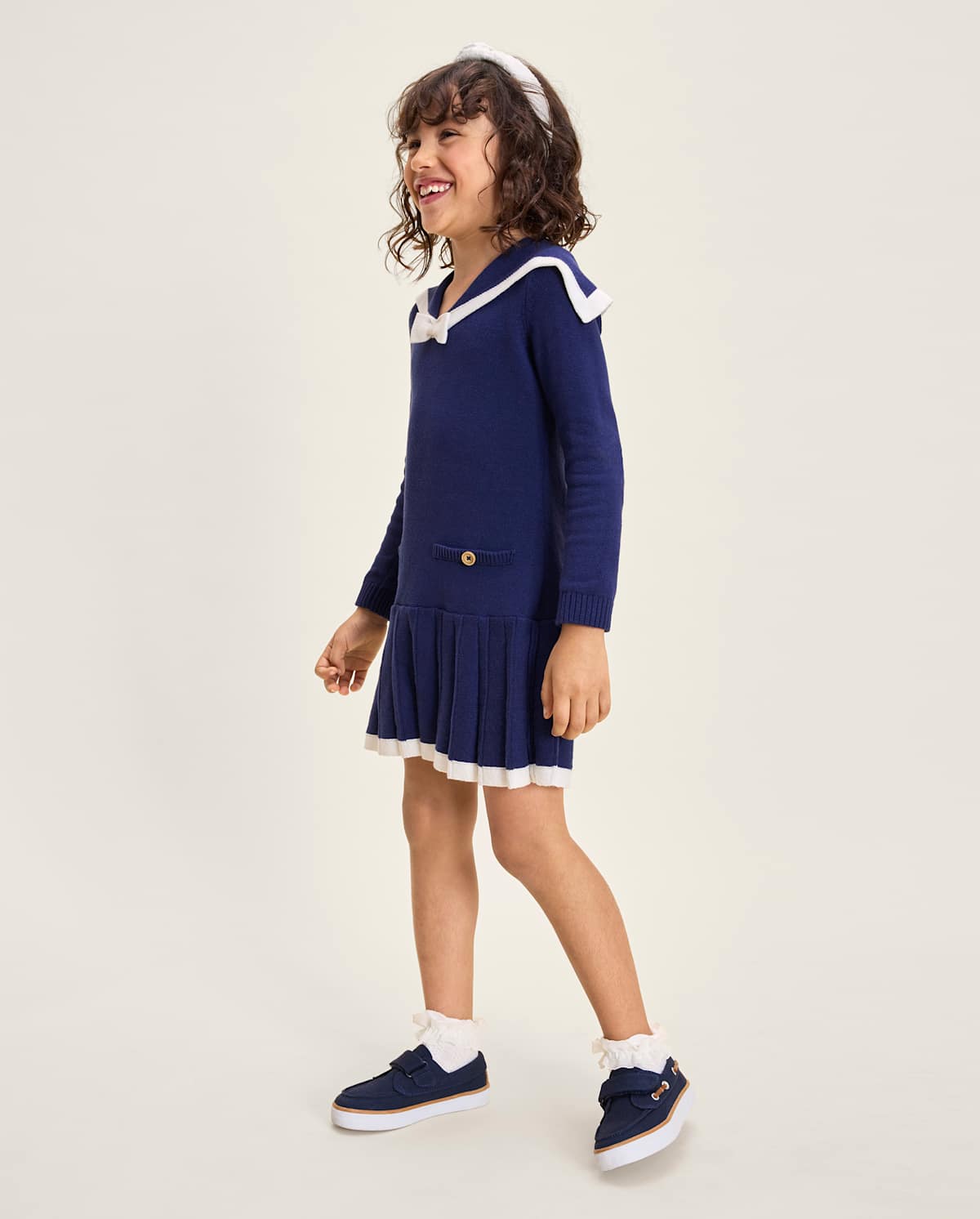 Детские платья Gymboree Girls Sailor Sweater Dress - Driftwood Bay — фото 2