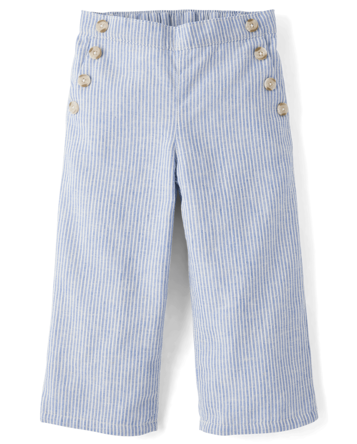 Детские брюки Gymboree Girls Button Linen-Blend Sailor Pants - Linen Edit