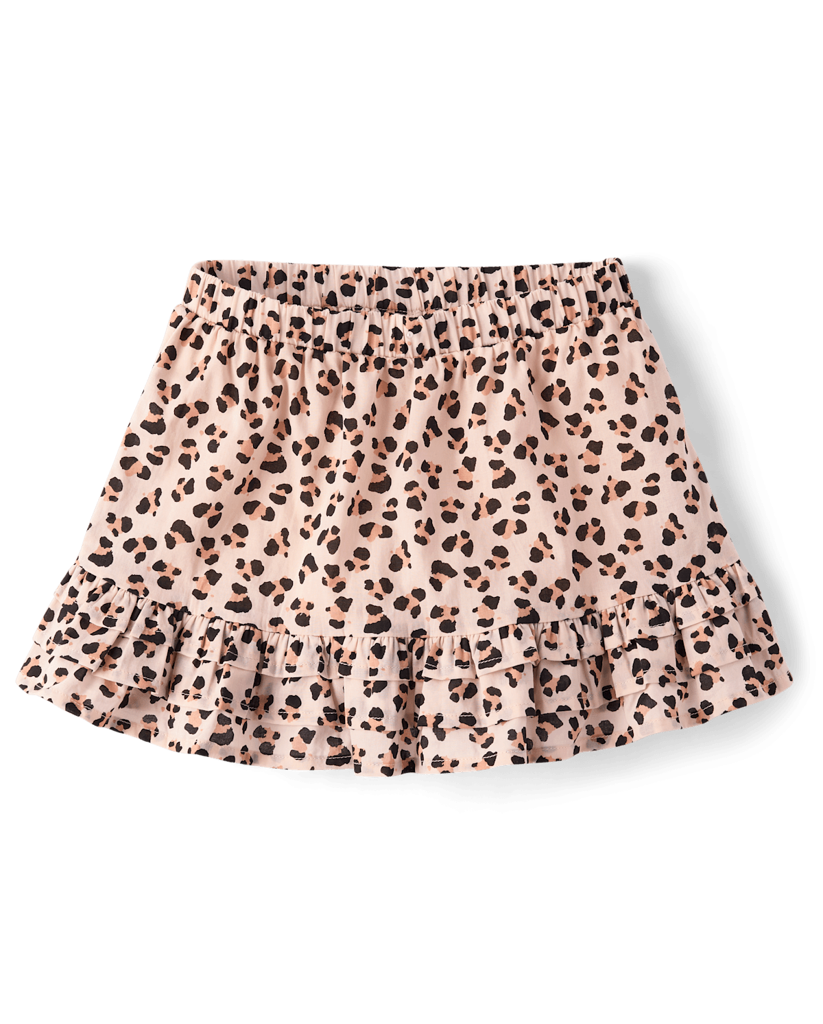 Детские юбки Gymboree Girls Leopard Ruffle Skort - Petit Paris