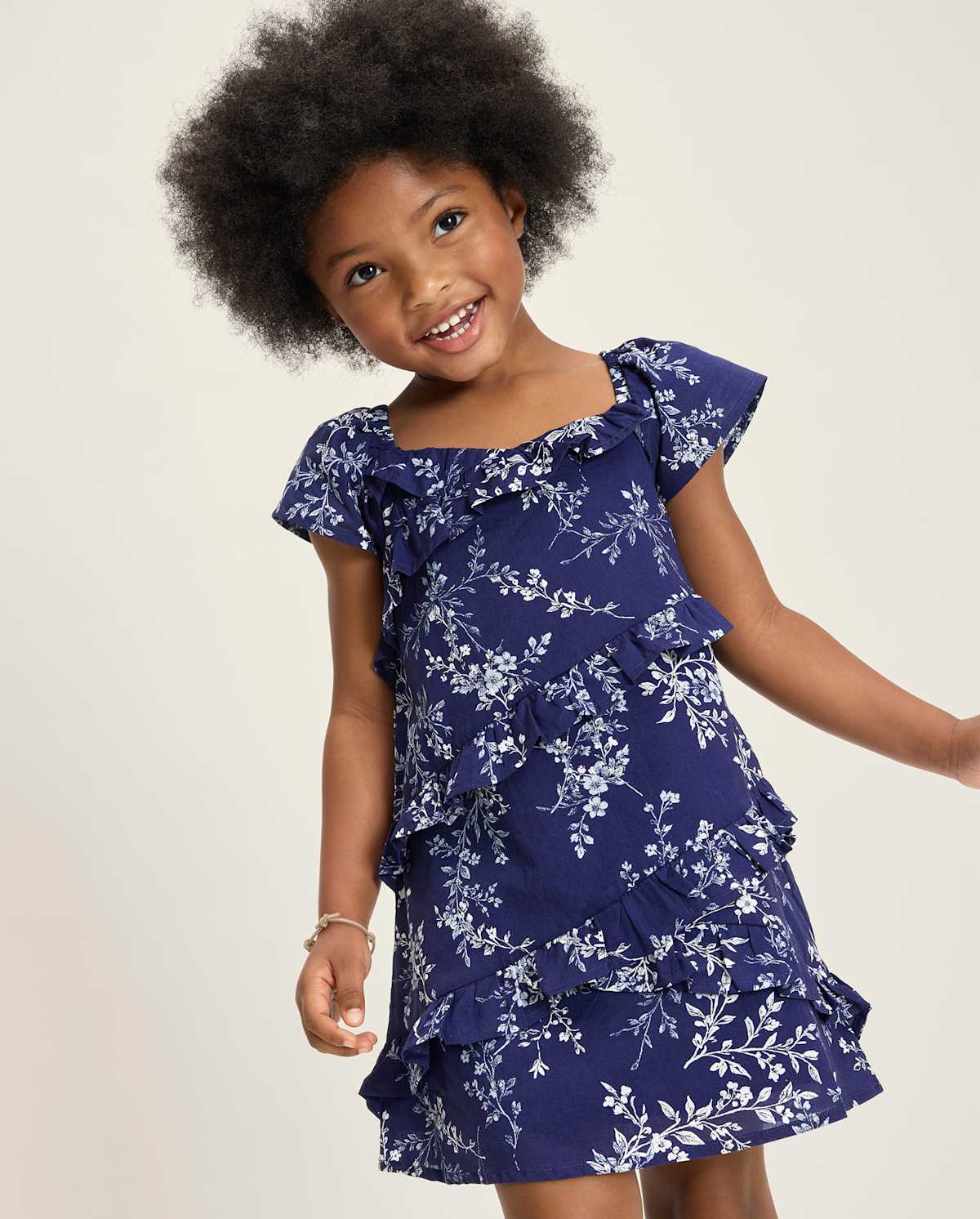 Детские платья Gymboree Girls Floral Ruffle Dress - Driftwood Bay — фото 2