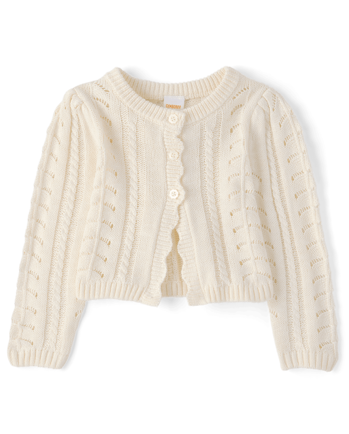 Детские кардиганы Gymboree Girls Scalloped Pointelle Cardigan - Little Essentials