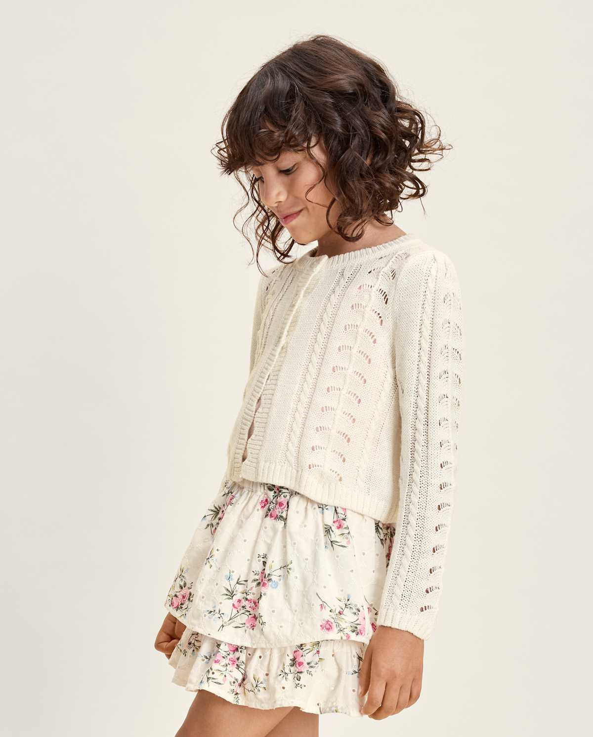 Детские кардиганы Gymboree Girls Scalloped Pointelle Cardigan - Little Essentials — фото 2
