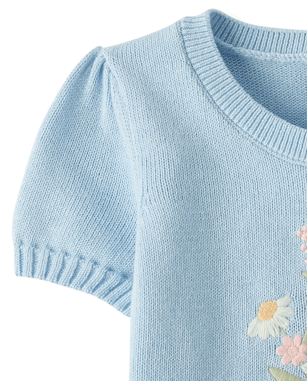 Детские свитеры Gymboree Girls Embroidered Bouquet Sweater Top - Enchanted Garden — фото 2