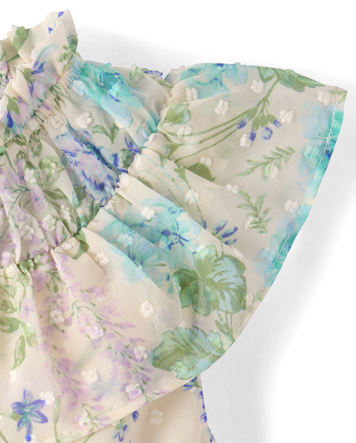 Детские платья Gymboree Girls Floral Clip Dot Ruffle Dress - Enchanted Garden — фото 4