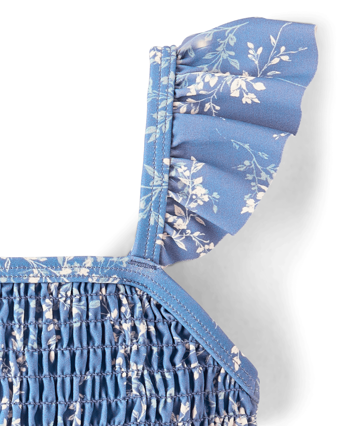 Детские купальники Gymboree Girls Floral Smocked Flutter One Piece Swimsuit - Swim Shop — фото 2