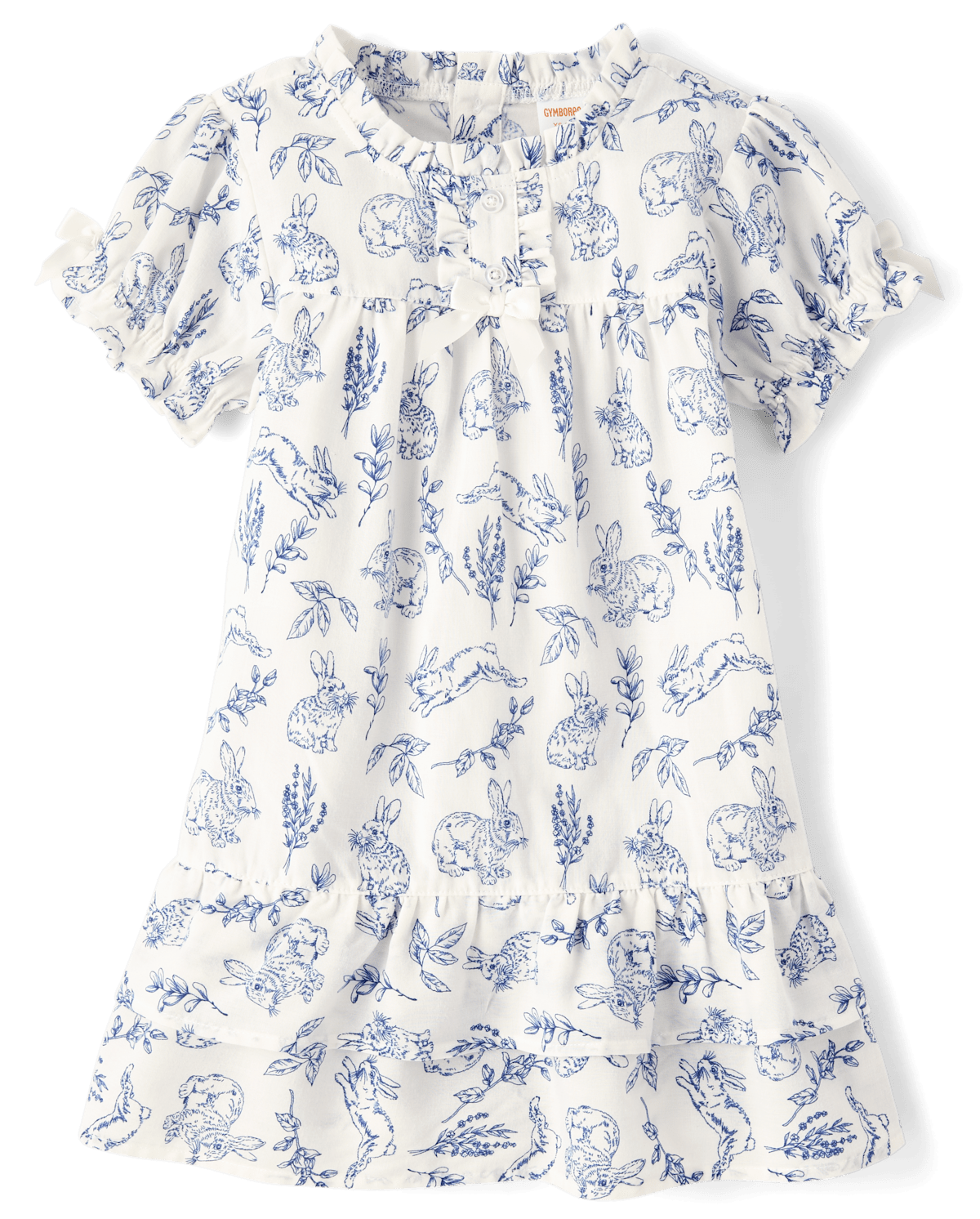 Сорочка Poplin для детей, оборки — Gymboree