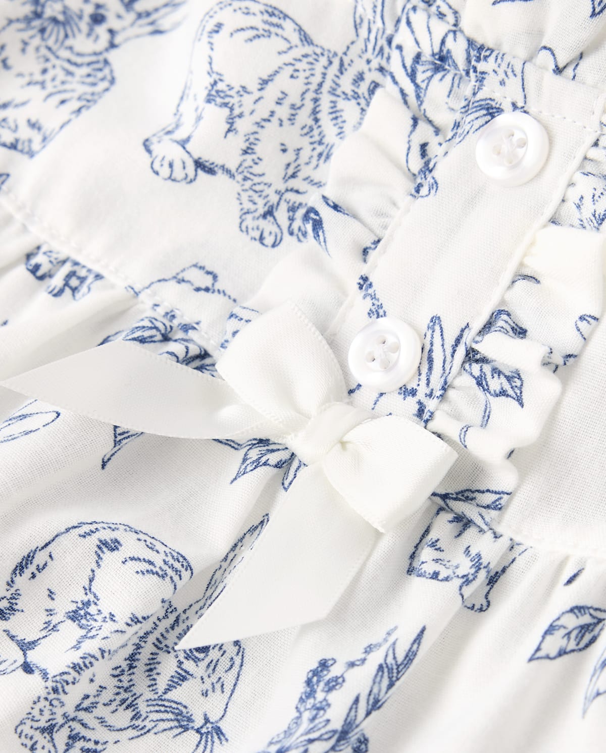 Сорочка Poplin для детей, оборки — Gymboree — фото 2