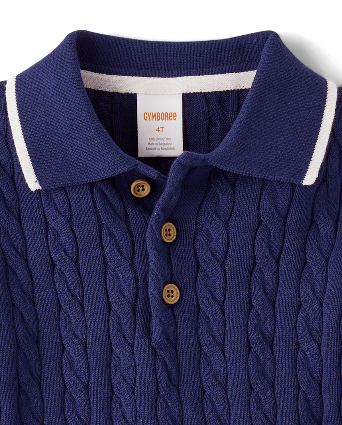Детские свитеры Gymboree Boys Cable Knit Henley Sweater Polo - Enchanted Garden