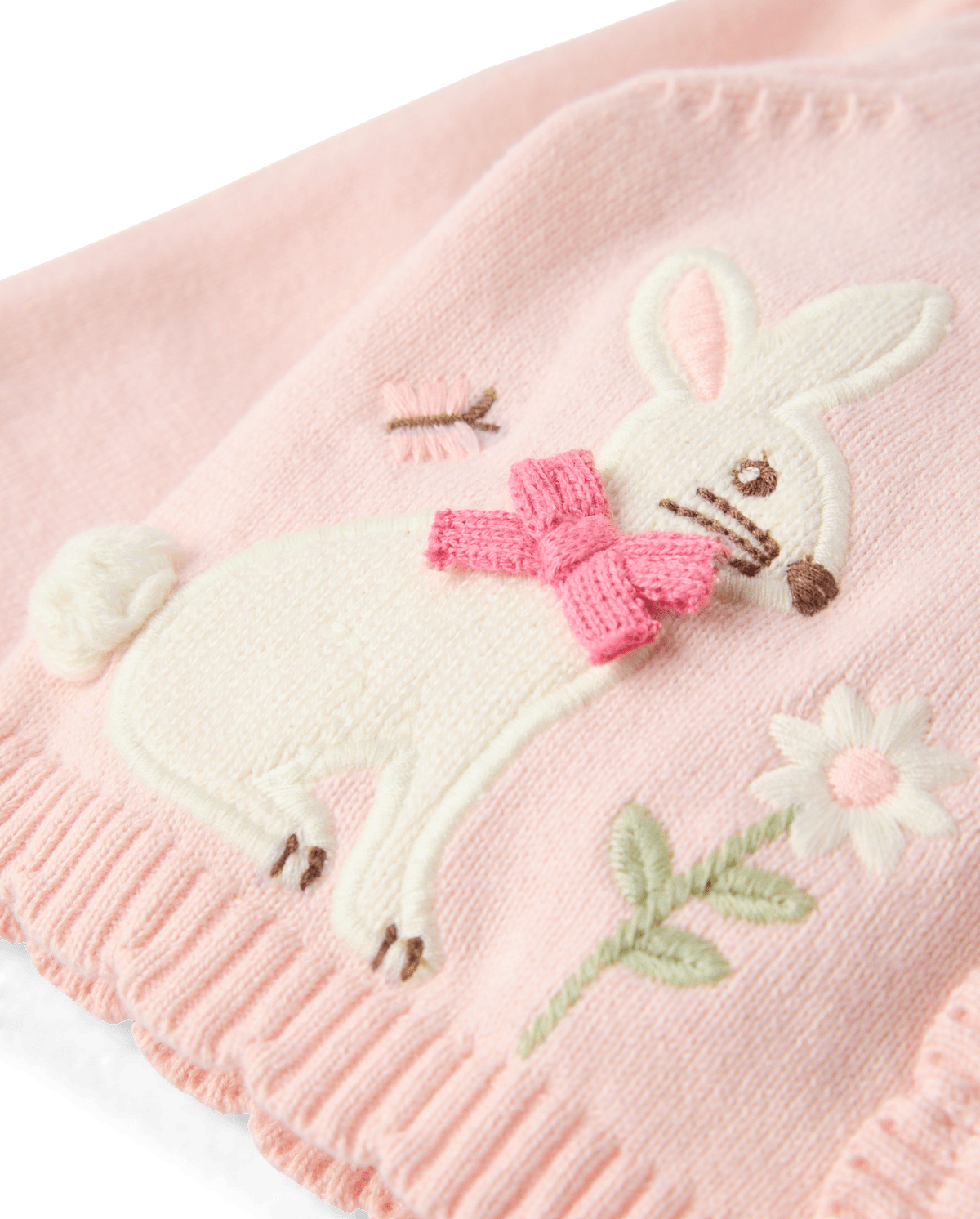 Детские кардиганы Gymboree Baby Girls Applique Bunny Scalloped Cardigan - Enchanted Garden