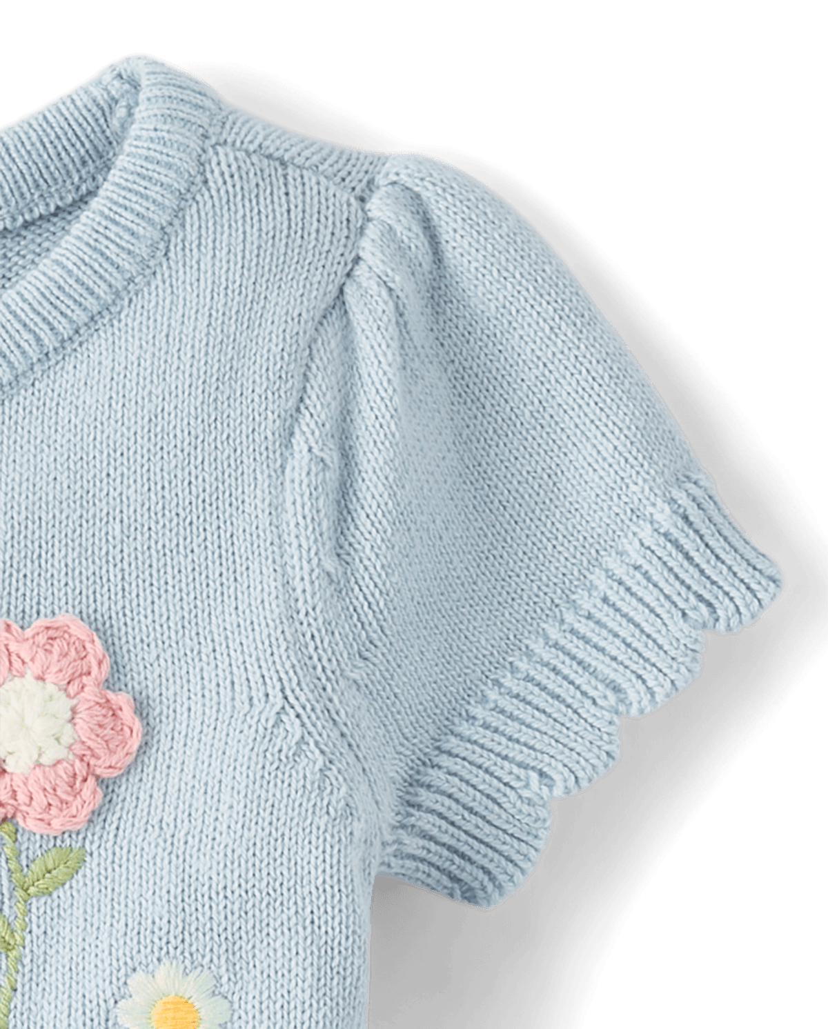 Детские платья Gymboree Baby Girls Crochet Floral Tutu Dress - Enchanted Garden — фото 2