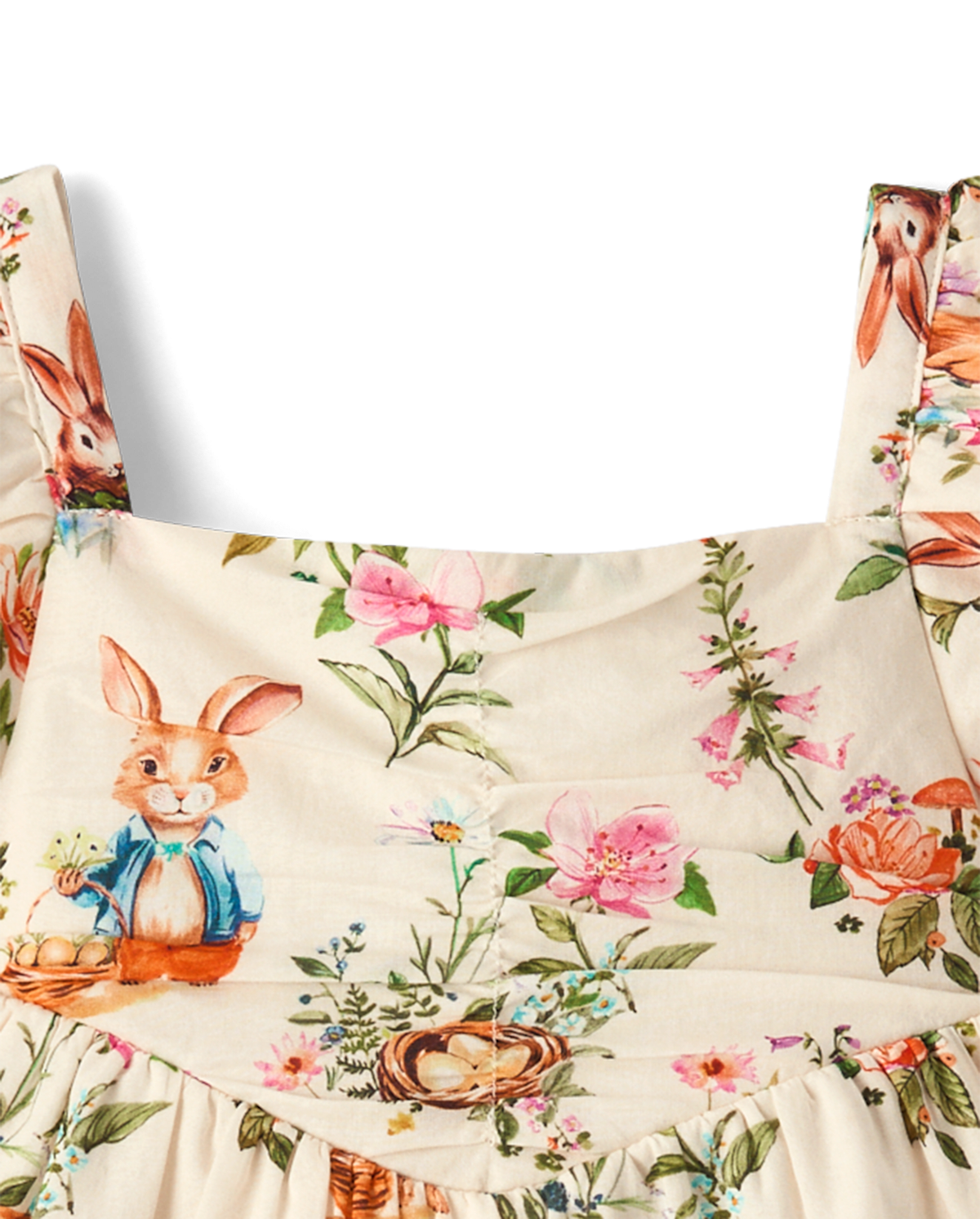 Детские платья Gymboree Baby Girls Bunny Ruffle Dress - Enchanted Garden — фото 2