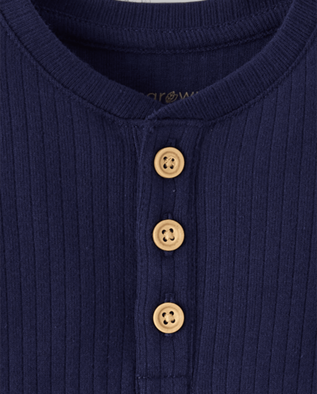 Детское боди Gymboree Marled Henley, 3 шт — фото 3