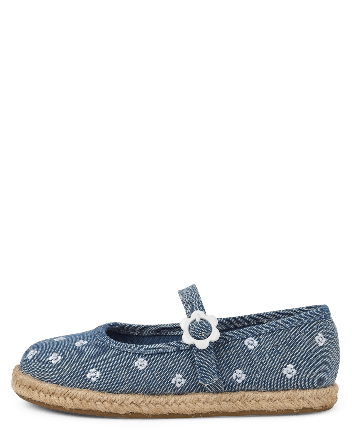 Обувь Gymboree Girls Embroidered Floral Chambray Espadrilles - Driftwood Bay — фото 1