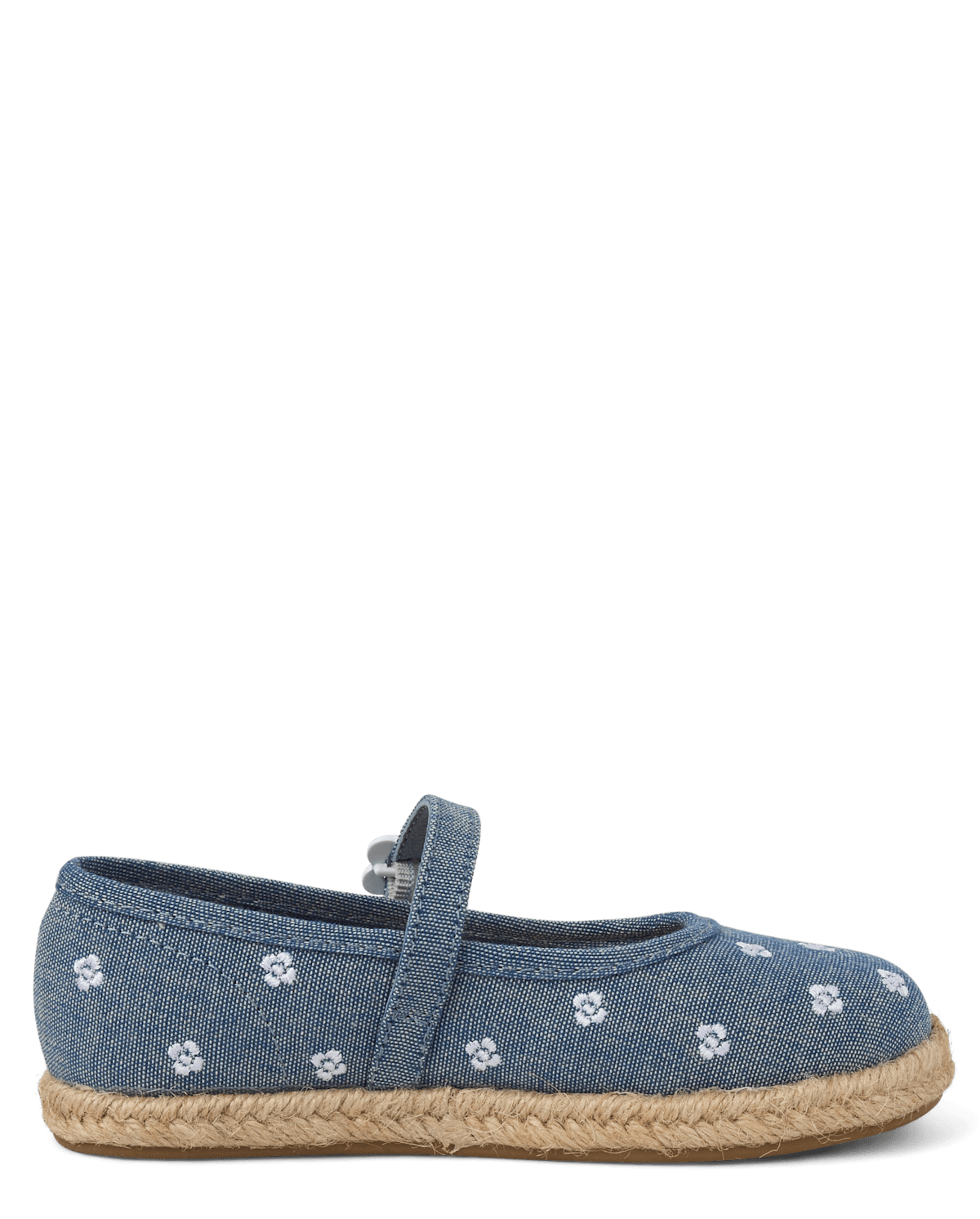 Обувь Gymboree Girls Embroidered Floral Chambray Espadrilles - Driftwood Bay — фото 2