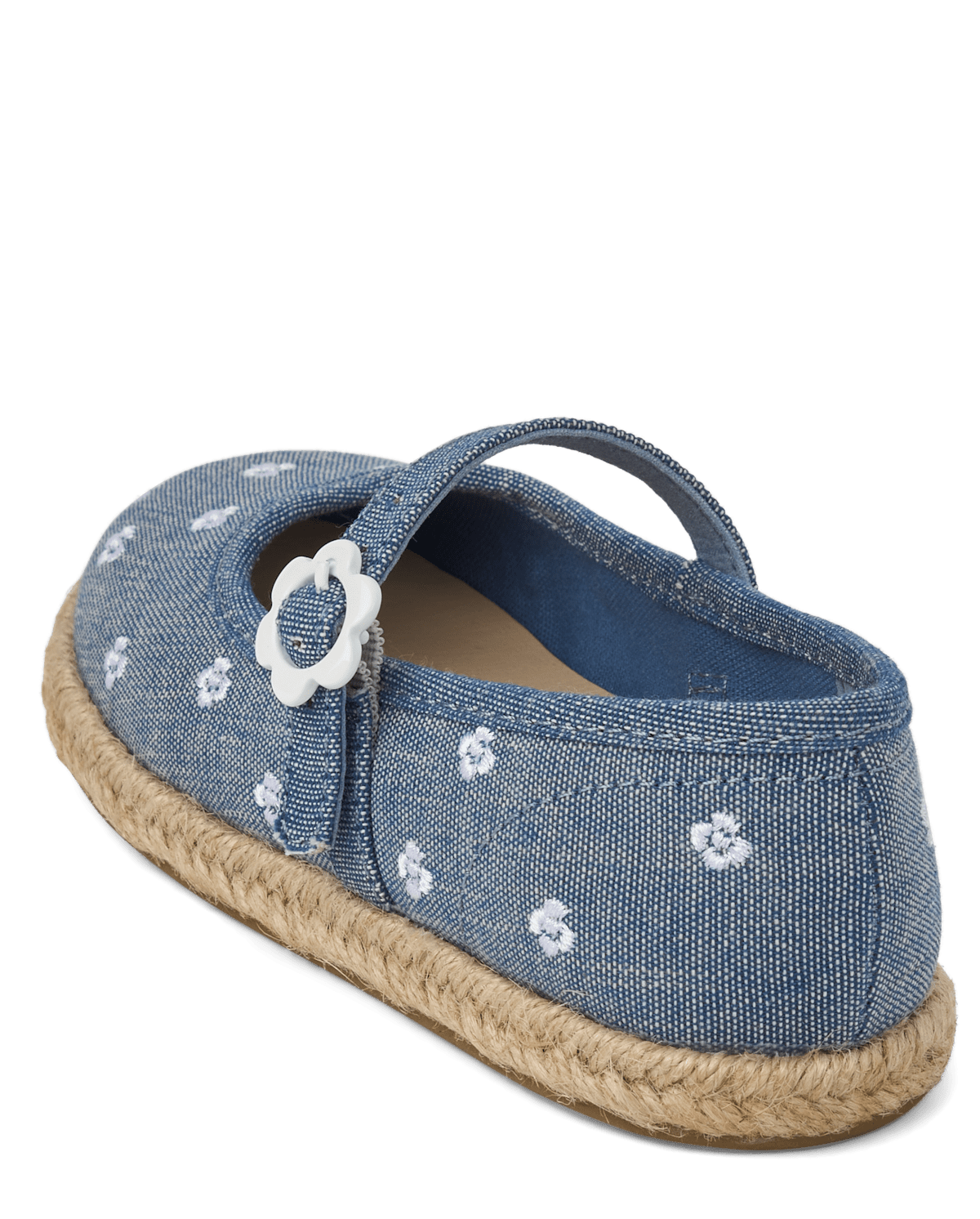 Обувь Gymboree Girls Embroidered Floral Chambray Espadrilles - Driftwood Bay — фото 3
