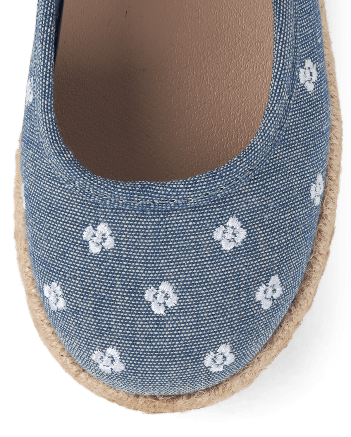 Обувь Gymboree Girls Embroidered Floral Chambray Espadrilles - Driftwood Bay — фото 4