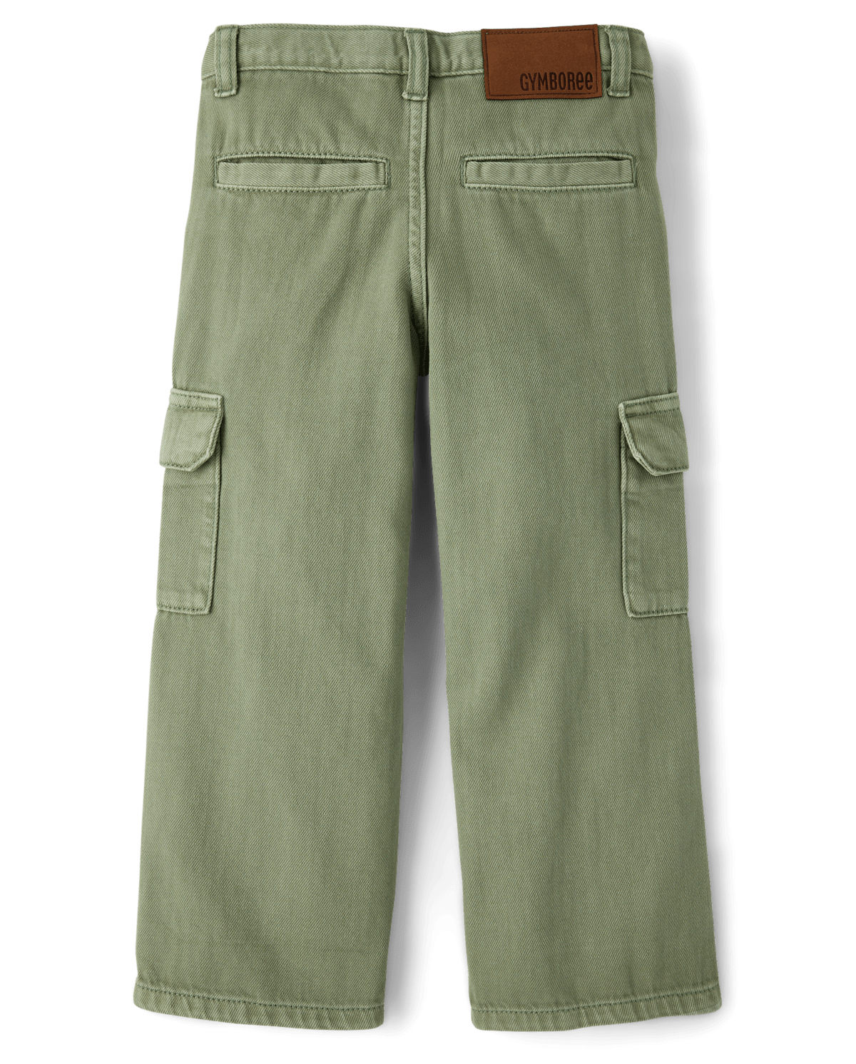 Детские джинсы Gymboree Girls Embroidered Floral Garment Dyed Wide Leg Cargo Jeans - Enchanted Garden — фото 3