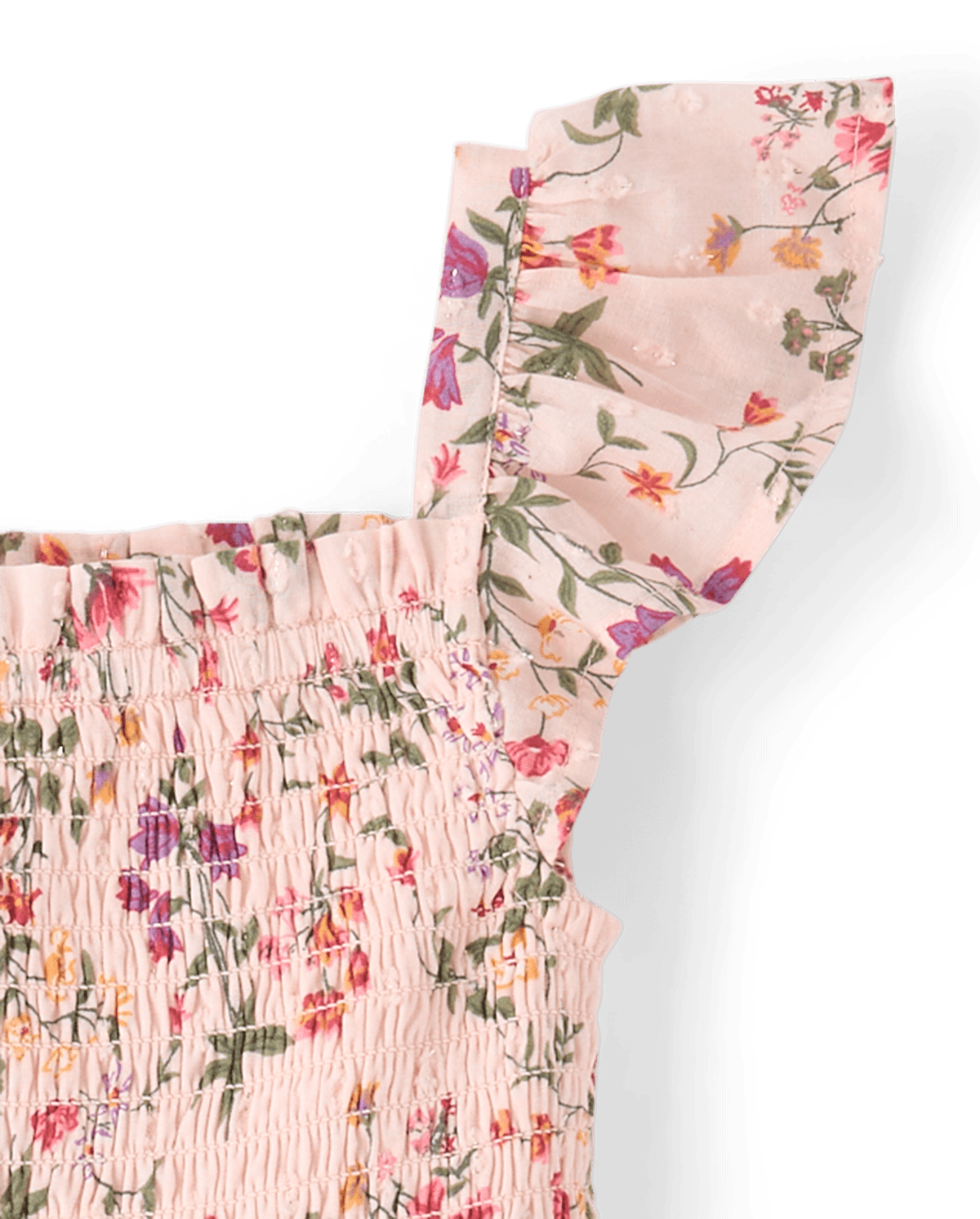 Детские платья Gymboree Girls Floral Smocked Tiered Dress - Enchanted Garden — фото 3