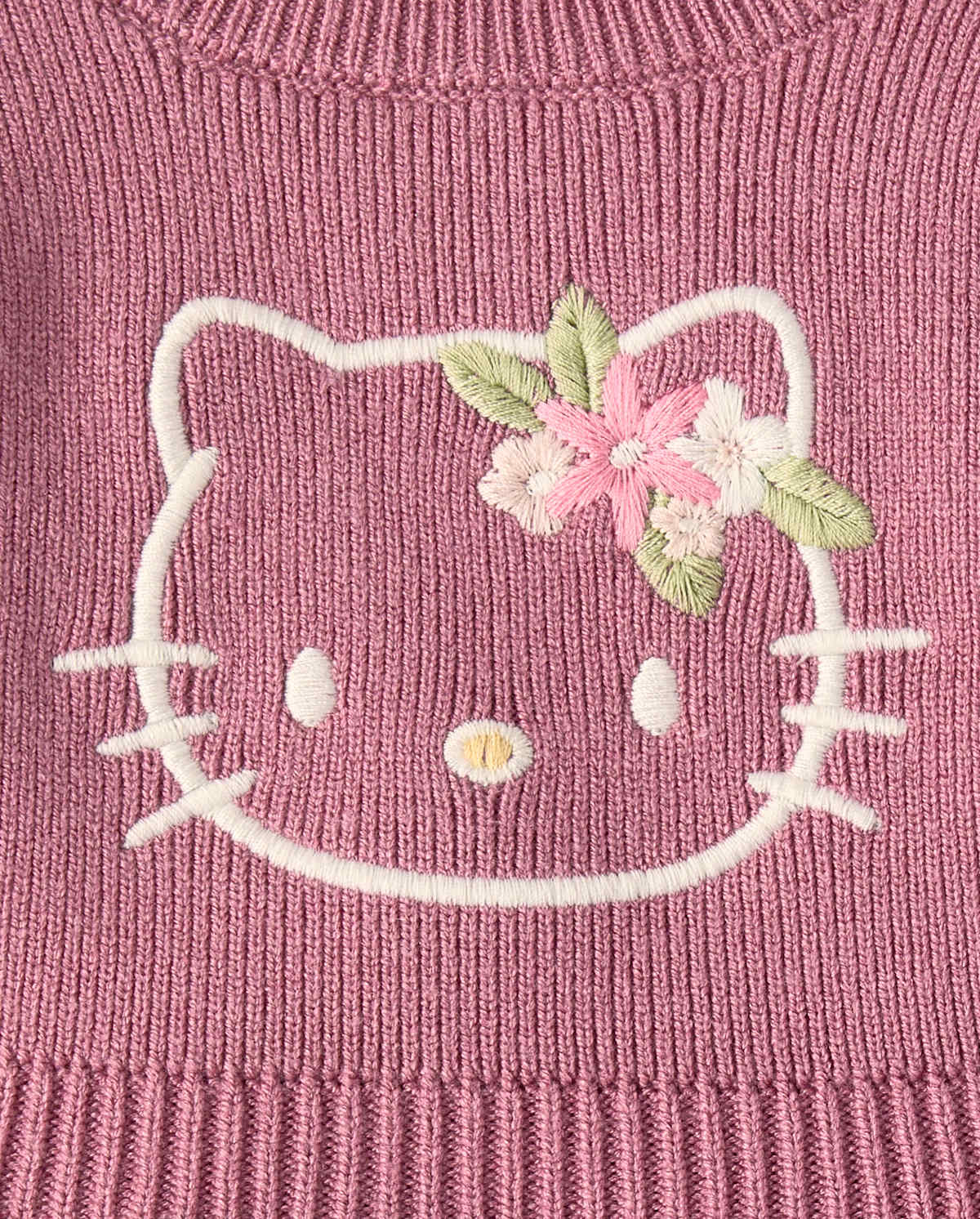 Детские платья Gymboree Baby Girls Hello Kitty® Embroidered Floral Sweater Dress — фото 2