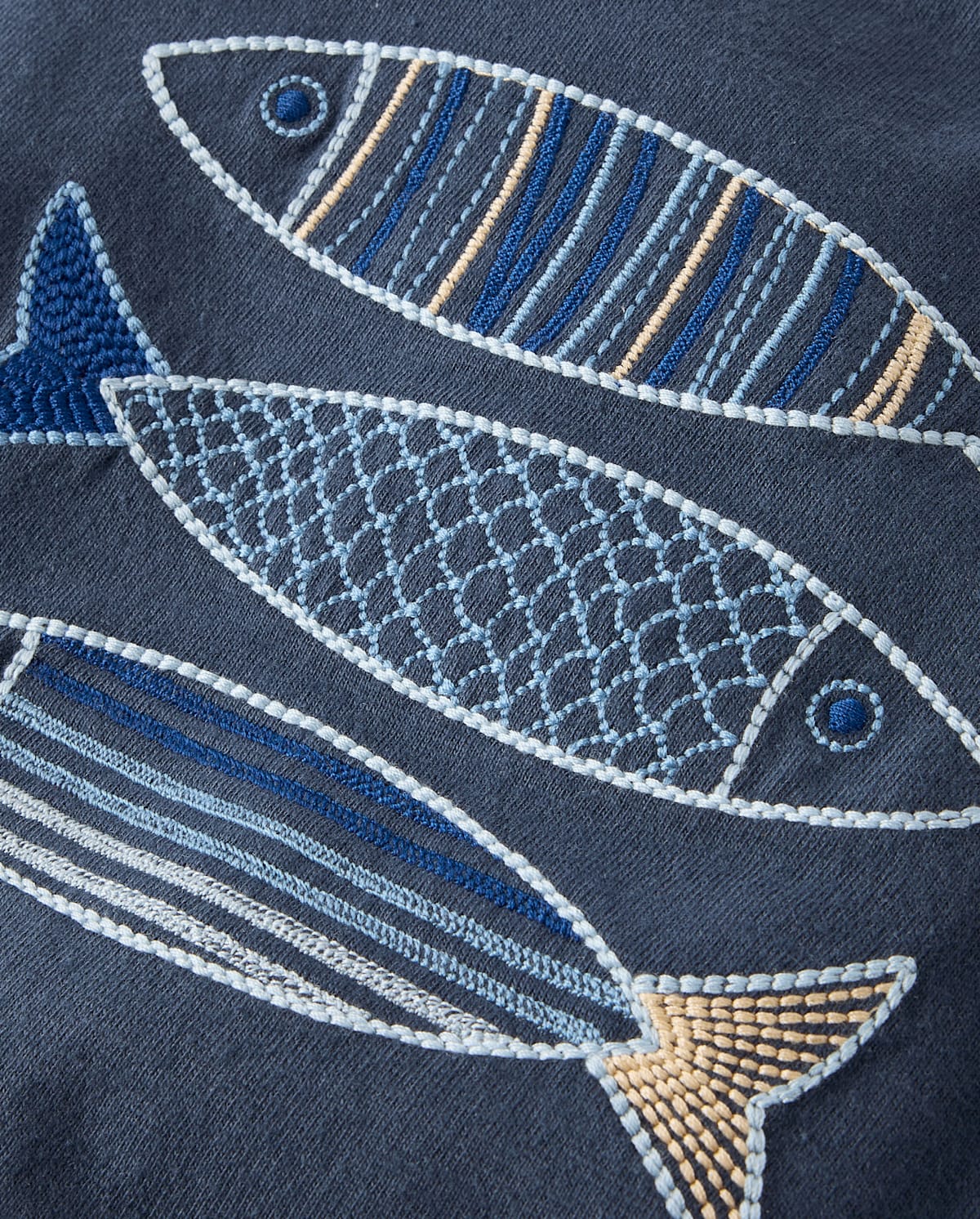 Детские топы Gymboree Boys Embroidered Fish Layered Top - Driftwood Bay