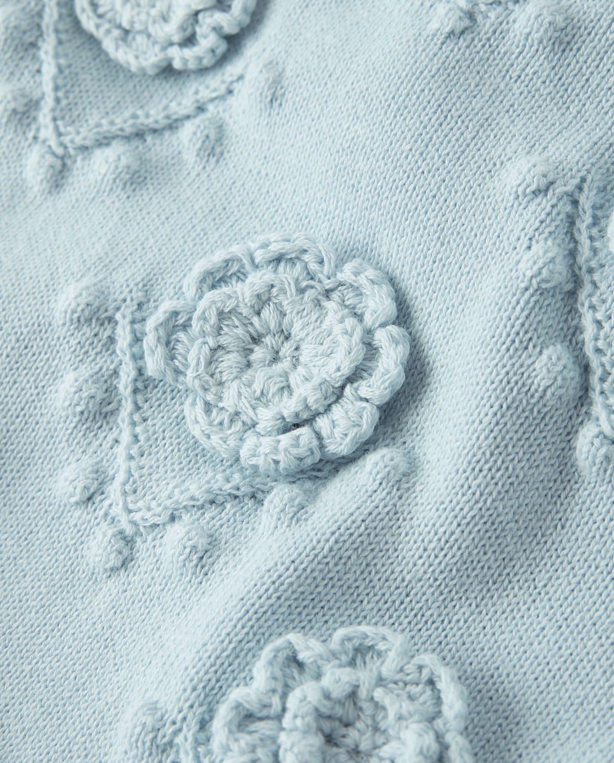 Детские платья Gymboree Girls Crochet Floral Drop Waist Tiered Sweater Dress - Driftwood Bay