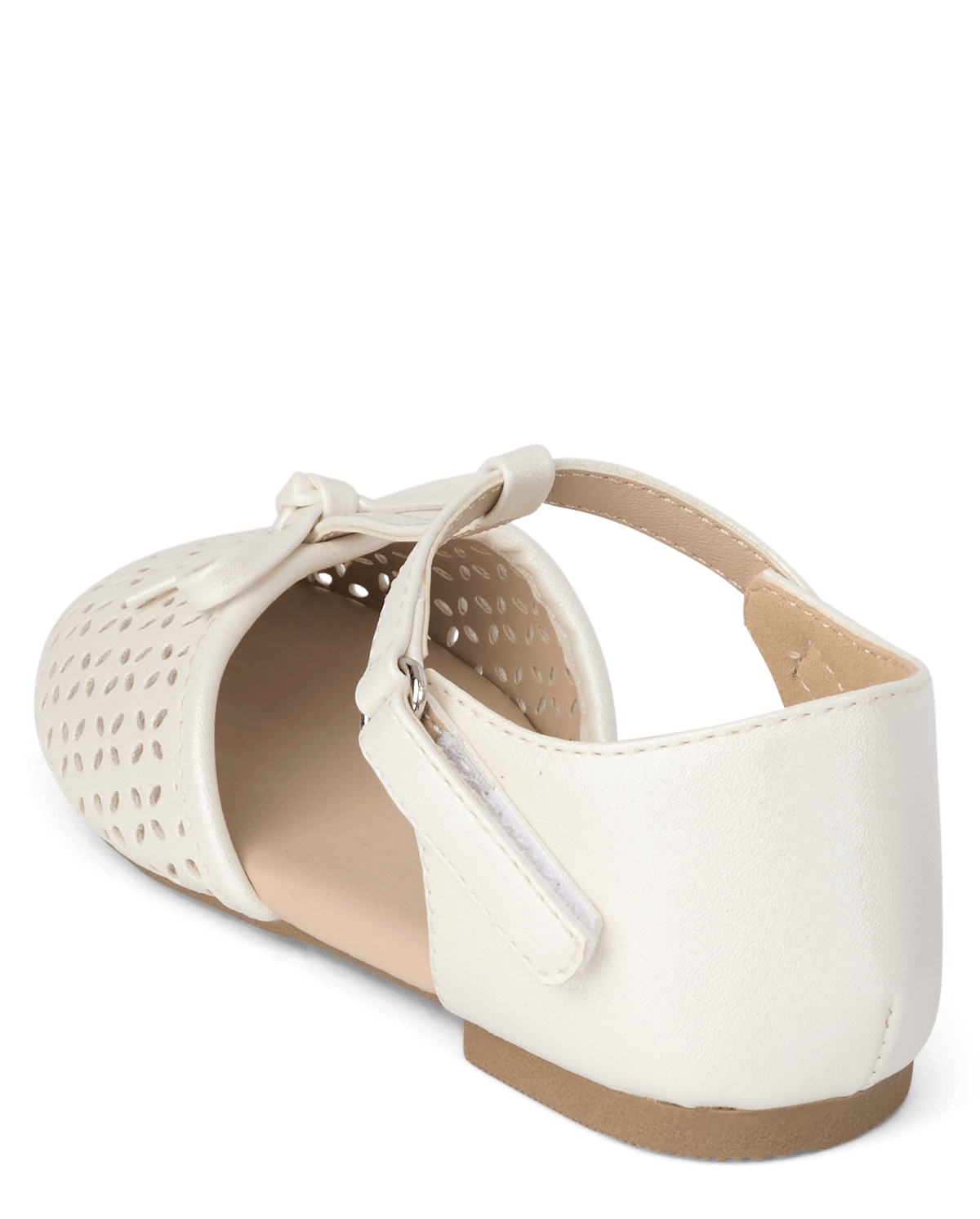 Обувь Gymboree Girls Shimmer Perforated T-Strap Ballet Flats - Little Essentials — фото 3