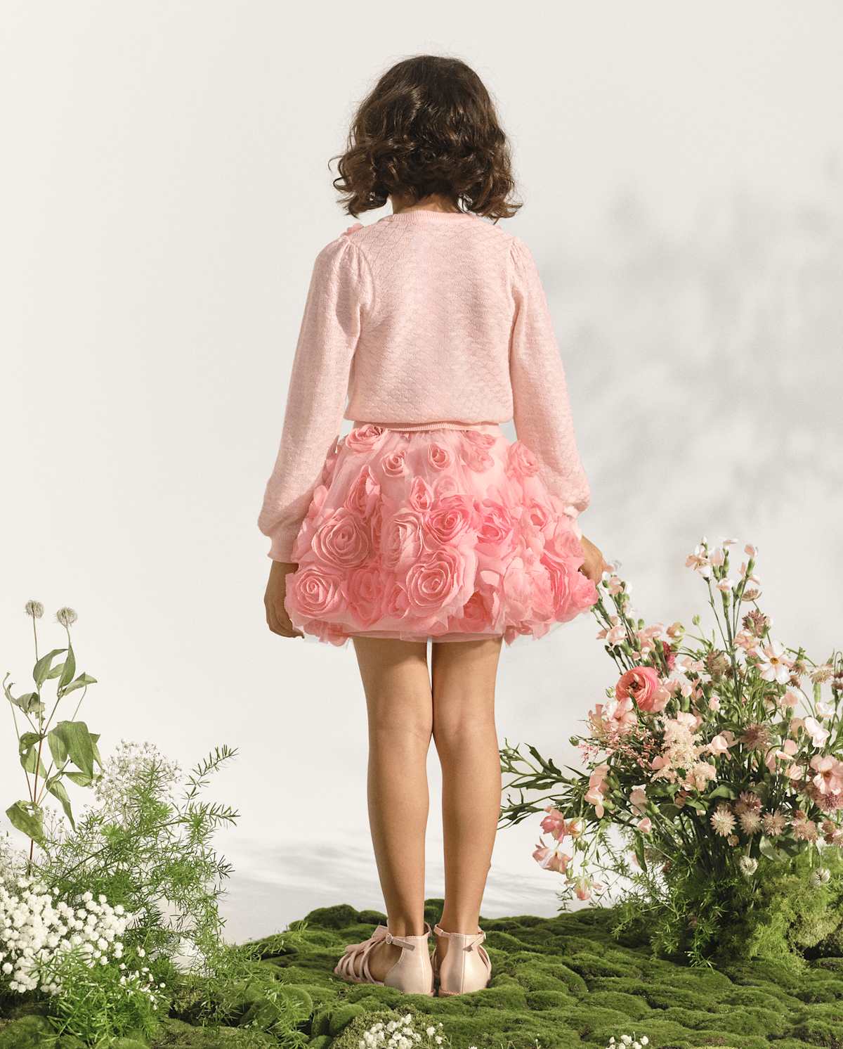 Детские юбки Gymboree Girls Ombre Rosette Tulle Tutu Skirt - Marchesa Mini x