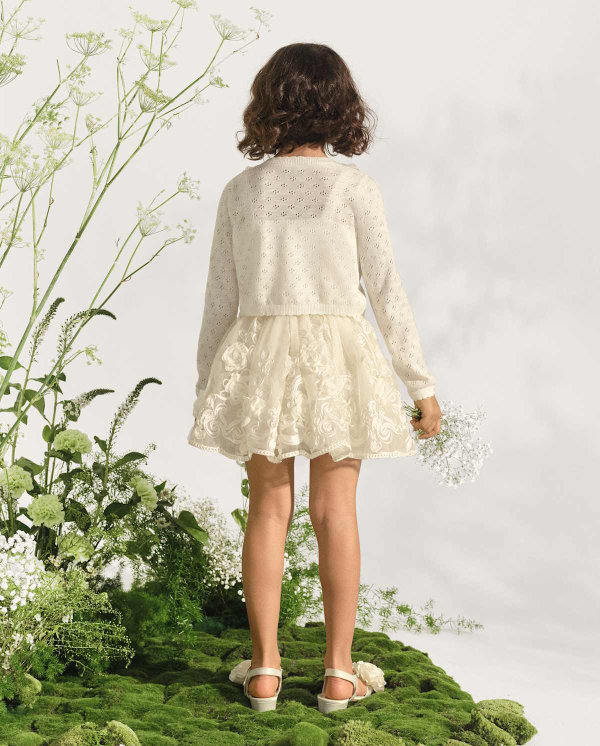 Детские юбки Gymboree Girls Embroidered Floral Tulle Tutu Skirt - Marchesa Mini x