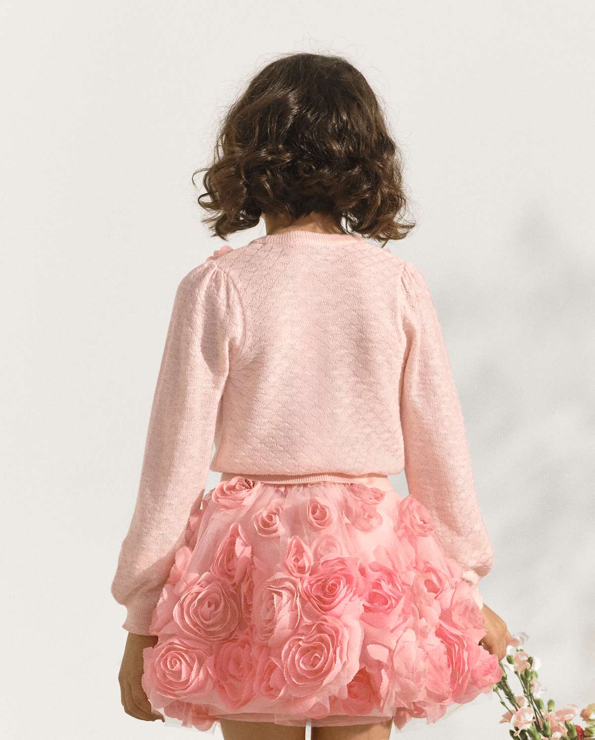 Детские свитеры Gymboree Girls Rosette Pointelle Sweater - Marchesa Mini x