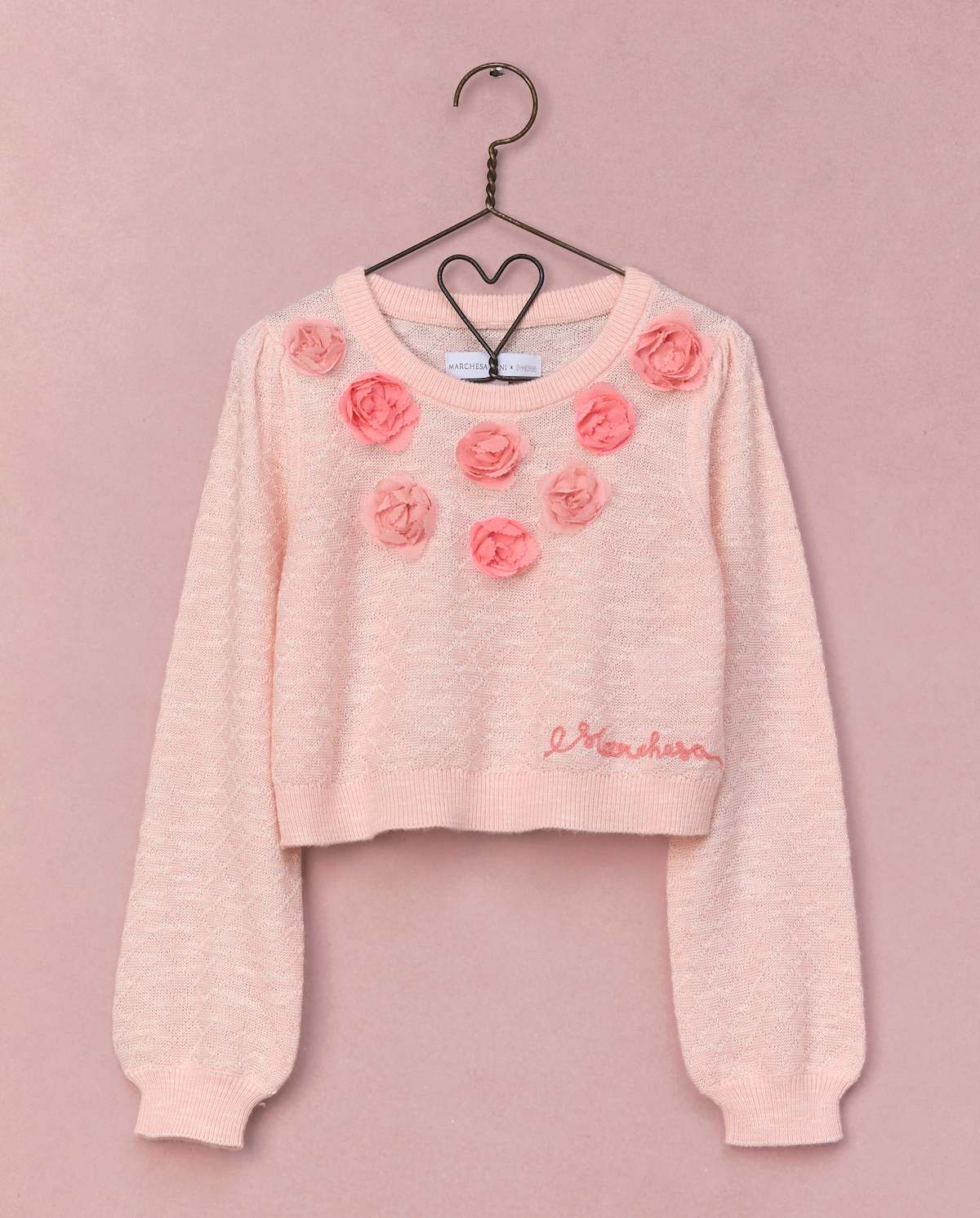 Детские свитеры Gymboree Girls Rosette Pointelle Sweater - Marchesa Mini x — фото 2